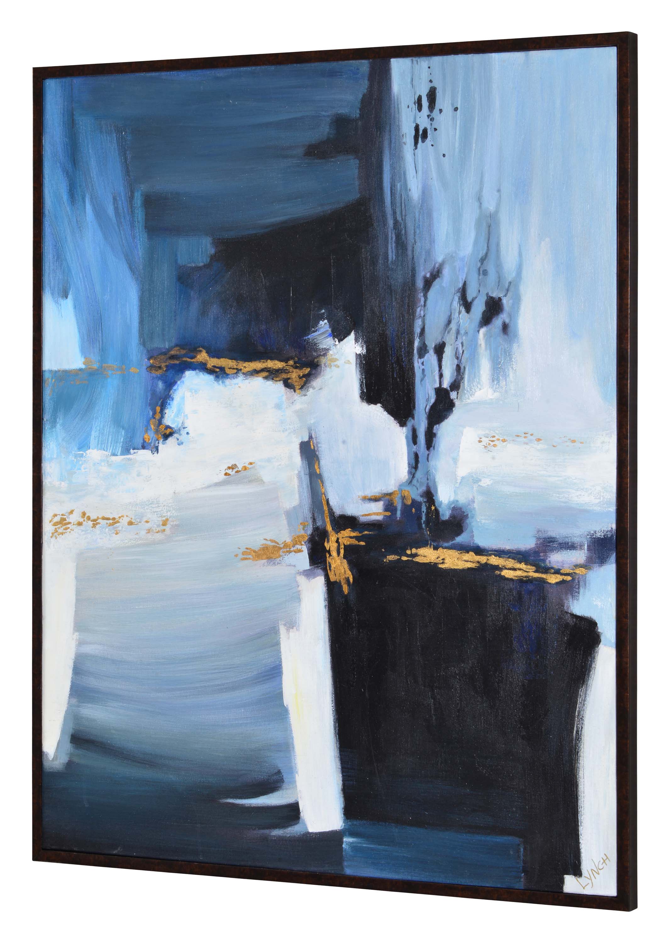 Orion 40" Wide Canvas Art, Black-Canvas Art-DECOROLALA