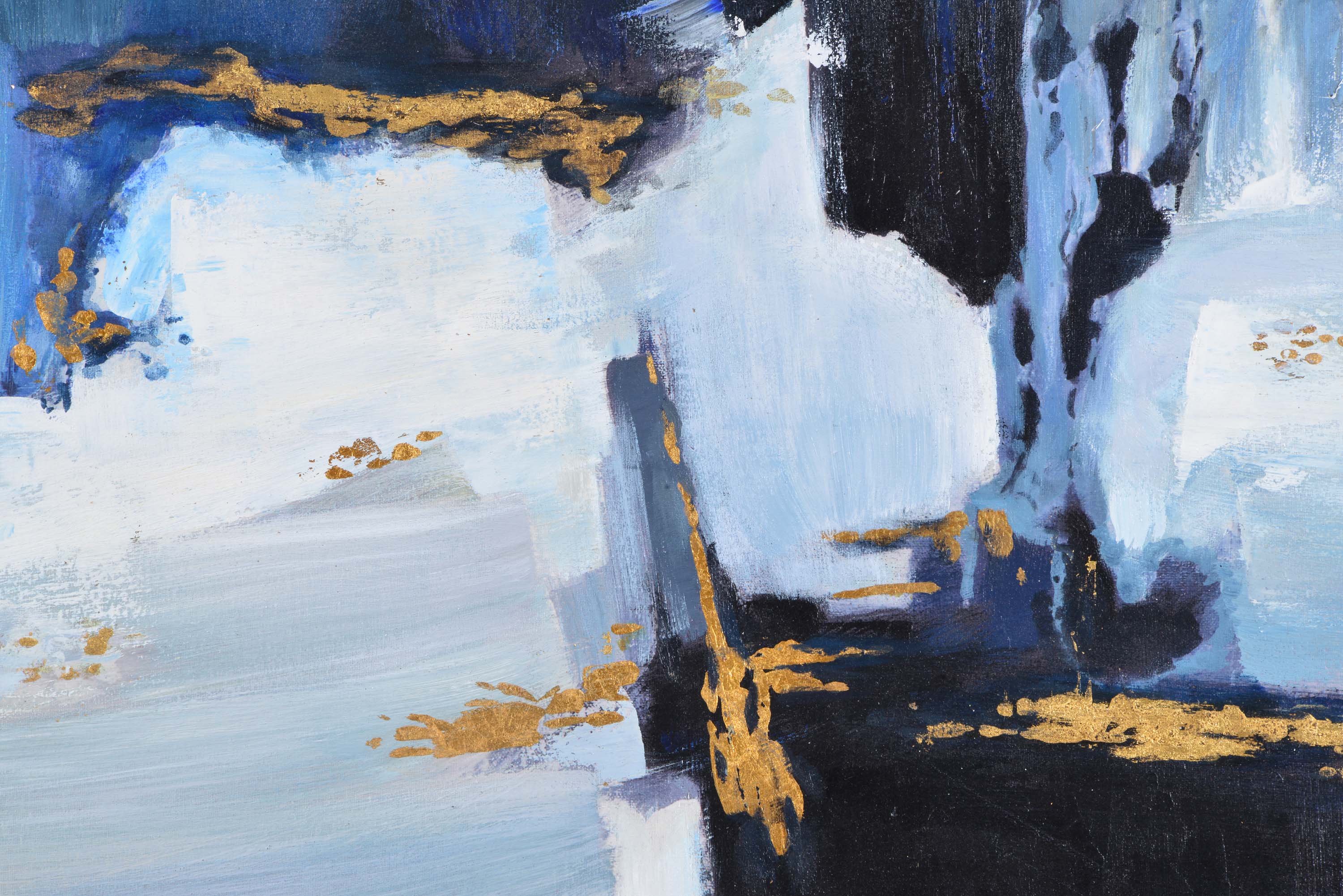 Orion 40" Wide Canvas Art, Black-Canvas Art-DECOROLALA