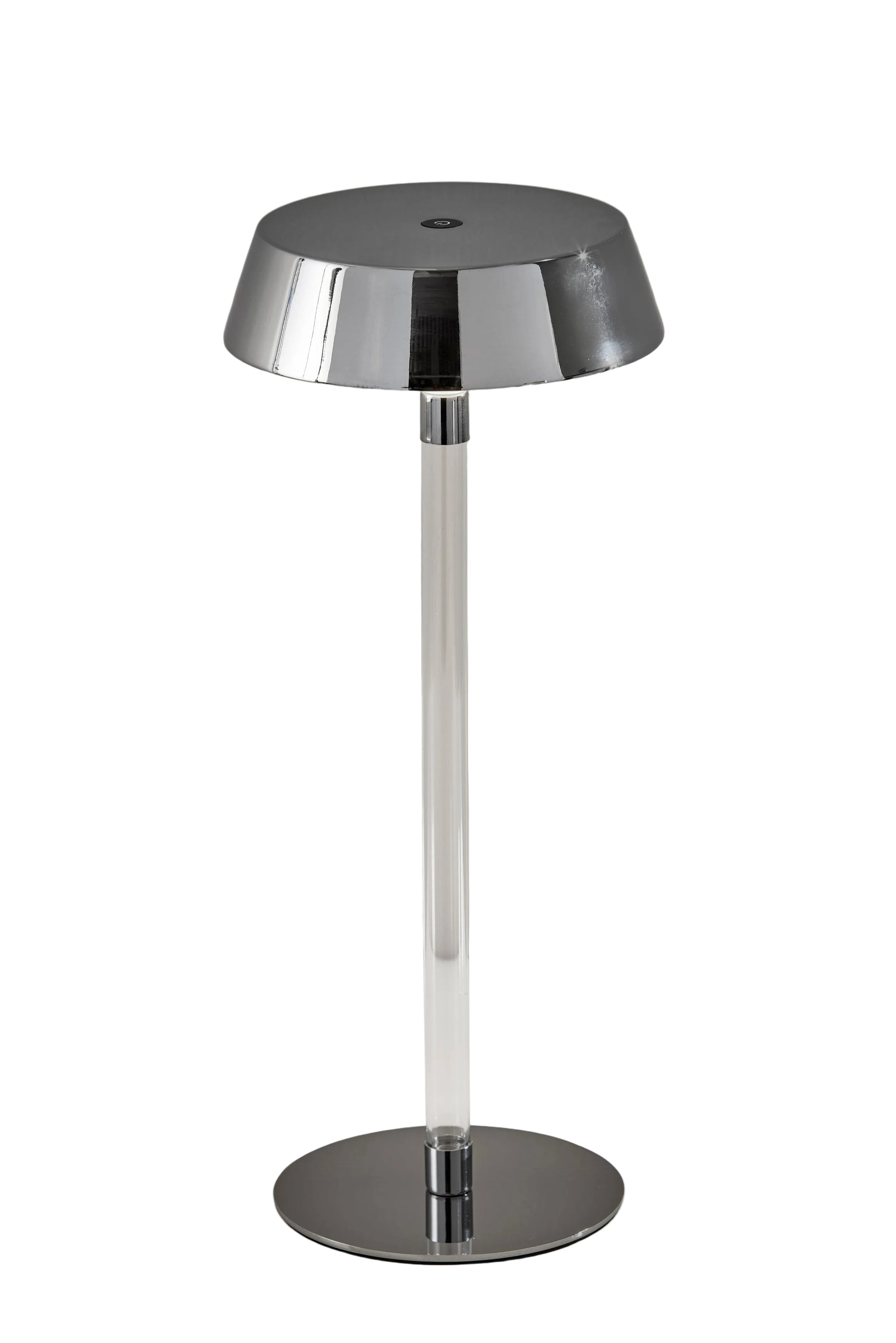 Orla LED Cordless Table Lamp- Chrome-Lighting-DECOROLALA