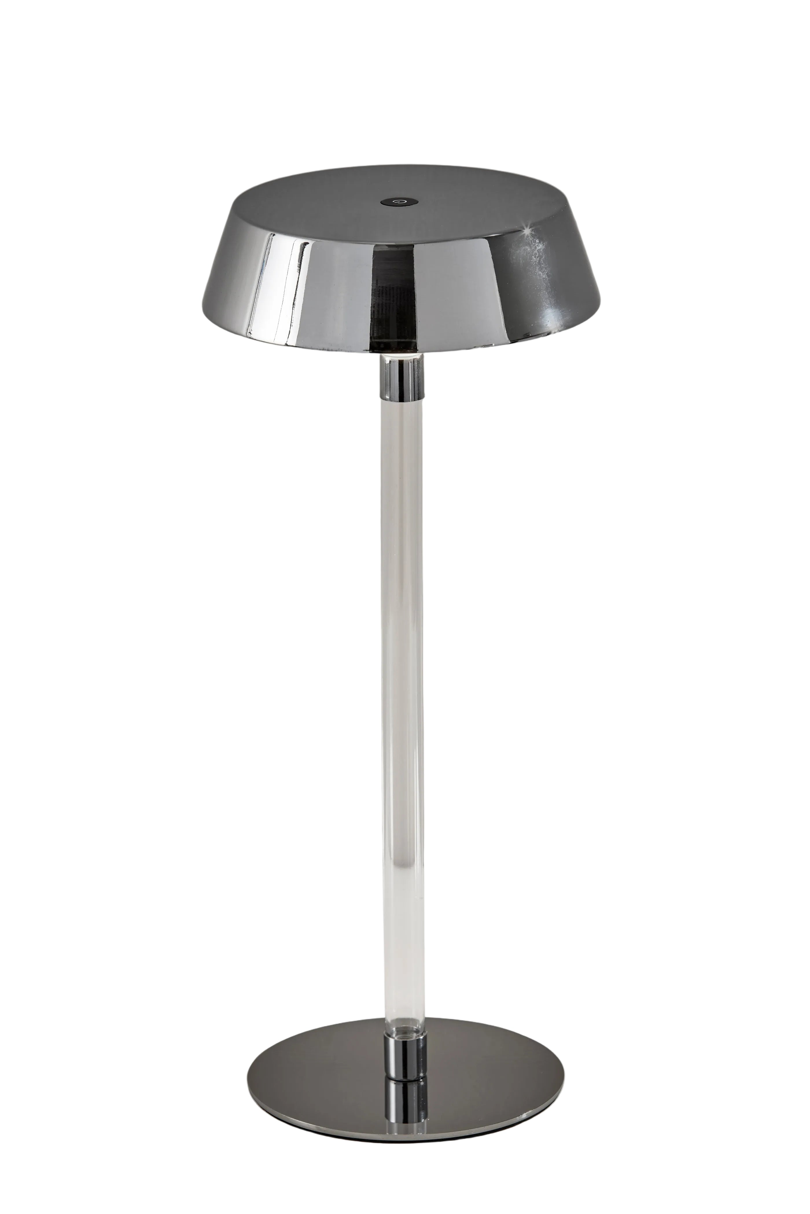 Orla LED Cordless Table Lamp- Chrome-Lighting-DECOROLALA