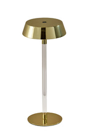 Orla LED Cordless Table Lamp- Gold-Lighting-DECOROLALA