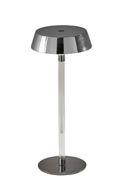 Orla LED Table Lamp Chrome 14.5" Dimmable-Lighting-DECOROLALA