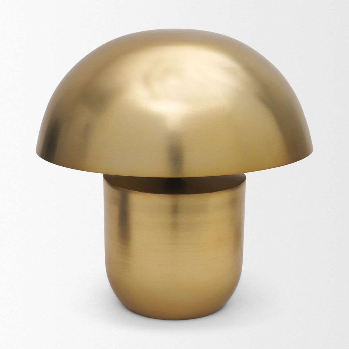Orlo 15.4" Gold Metal Mushroom Table Lamp-Table Lamps-DECOROLALA