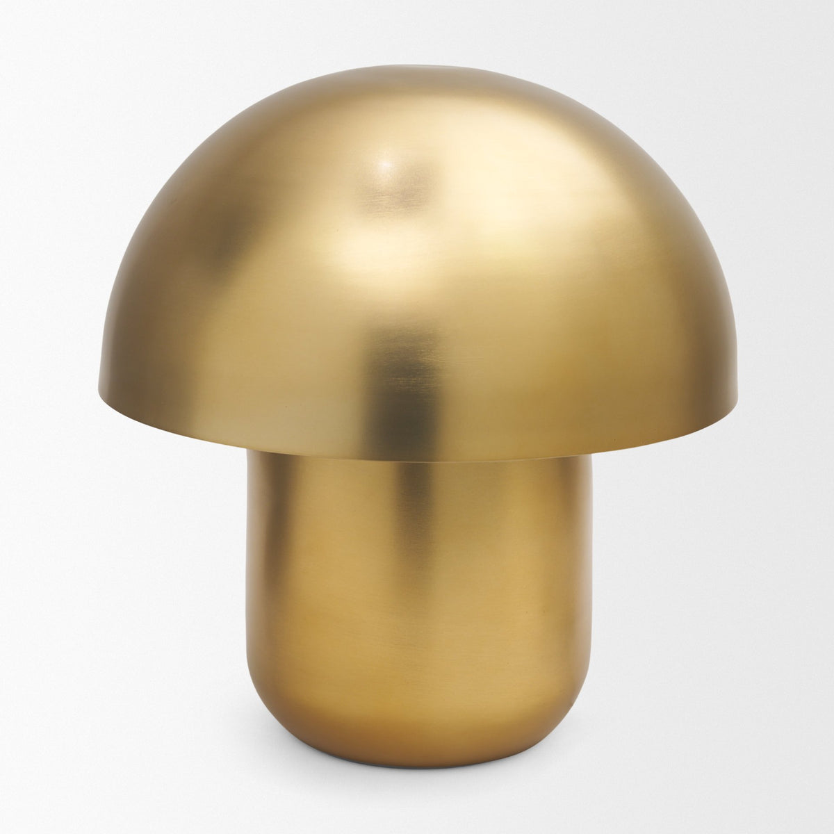 Orlo 18" Gold Metal Mushroom Table Lamp-Table Lamps-DECOROLALA