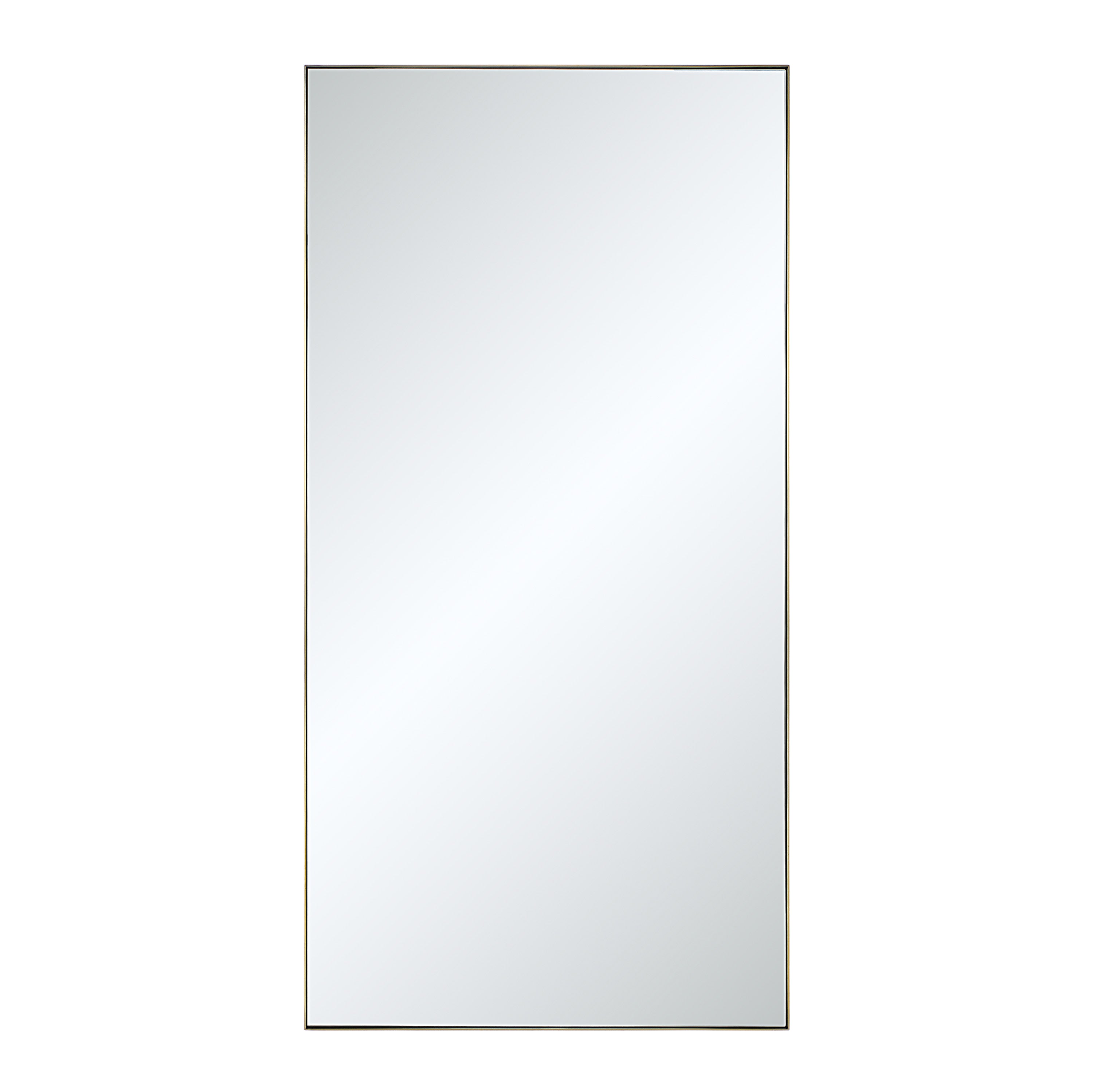Orrin 60" H x 30" W Wall Mirror, Yellow-Mirror-DECOROLALA