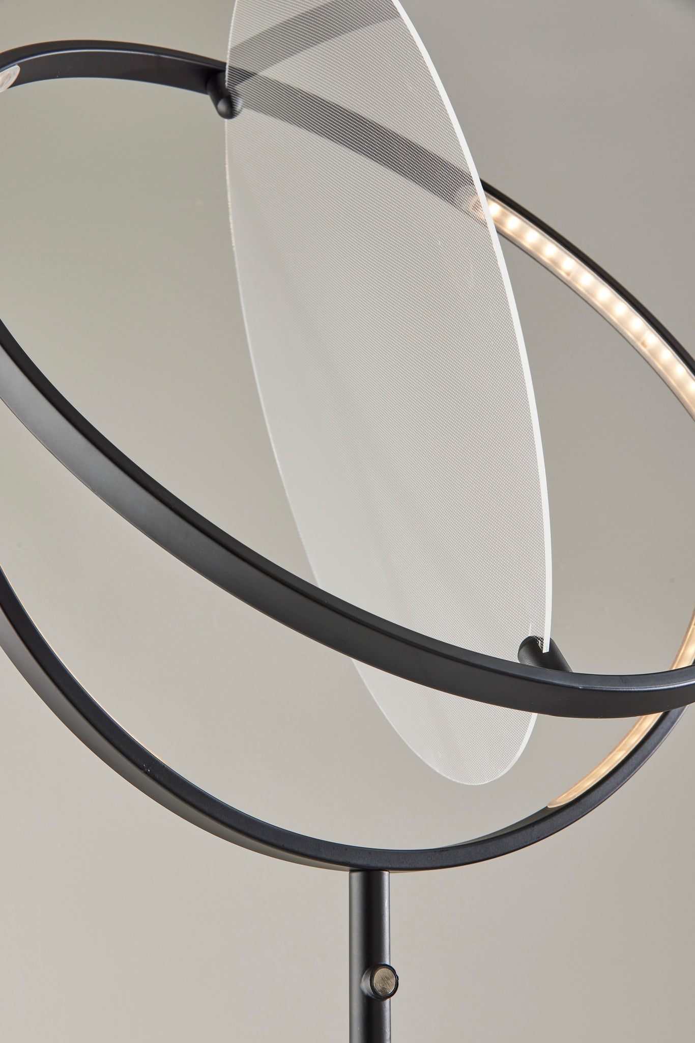 Orsa LED Floor Lamp - Black Marble Base 77.5"-Lighting-DECOROLALA