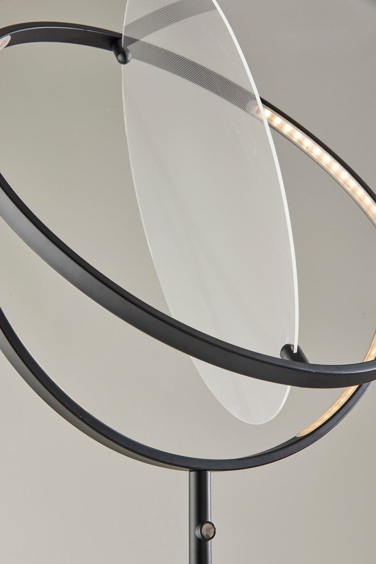 Orsa LED Floor Lamp - Black Marble Base 77.5"-Lighting-DECOROLALA