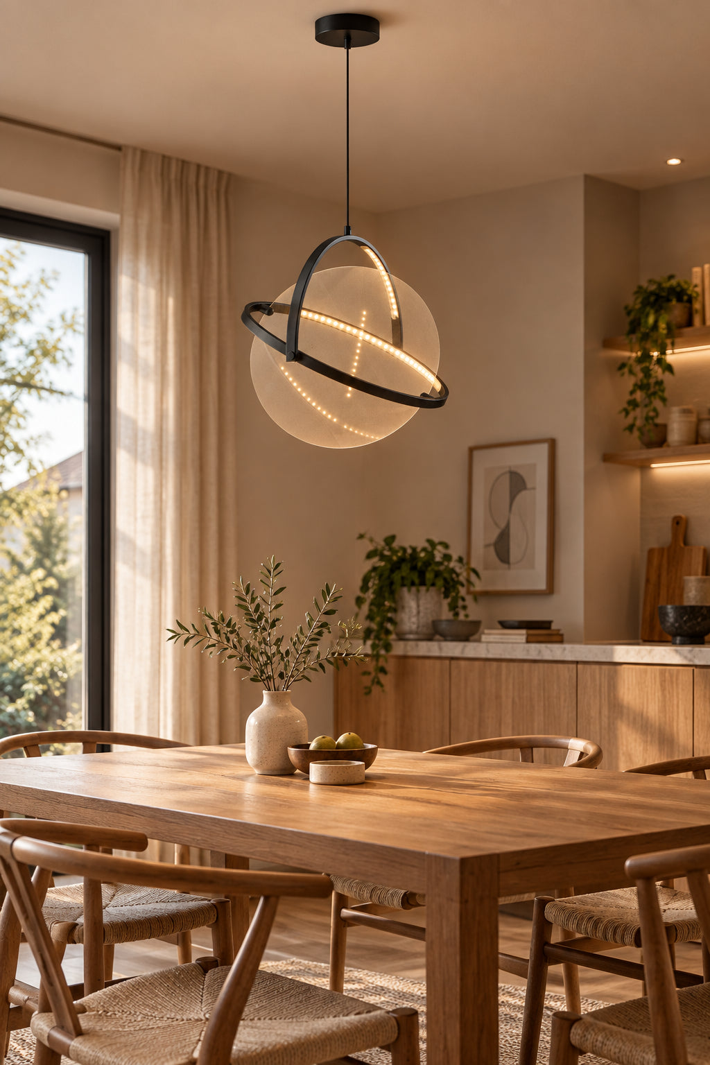 Orsa LED Pendant Light 20W 1000 Lumen 17"-Lighting-DECOROLALA