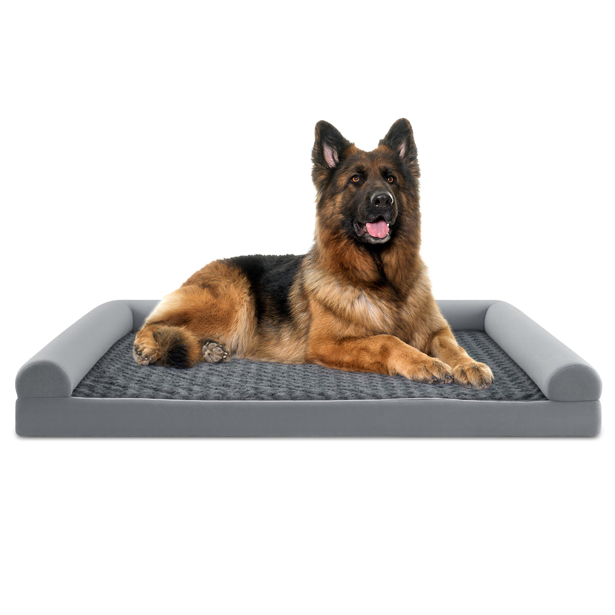 Orthopedic Foam Dog Bed Large Dog Sofa Couch with Removable Cover-XXL-Dog Kennels-DECOROLALA