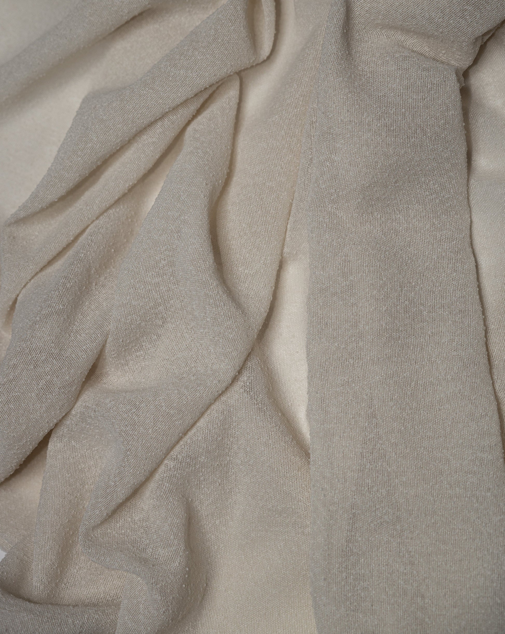 Ortona Boucle Sytle Heavy Semi Sheer Grommet Curtain 80" x95"-Curtains-DECOROLALA