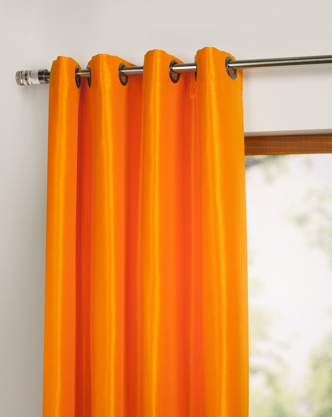 Oslo Faux Silk Dim Out Grommet Curtain 54"x 108"-Curtains-DECOROLALA