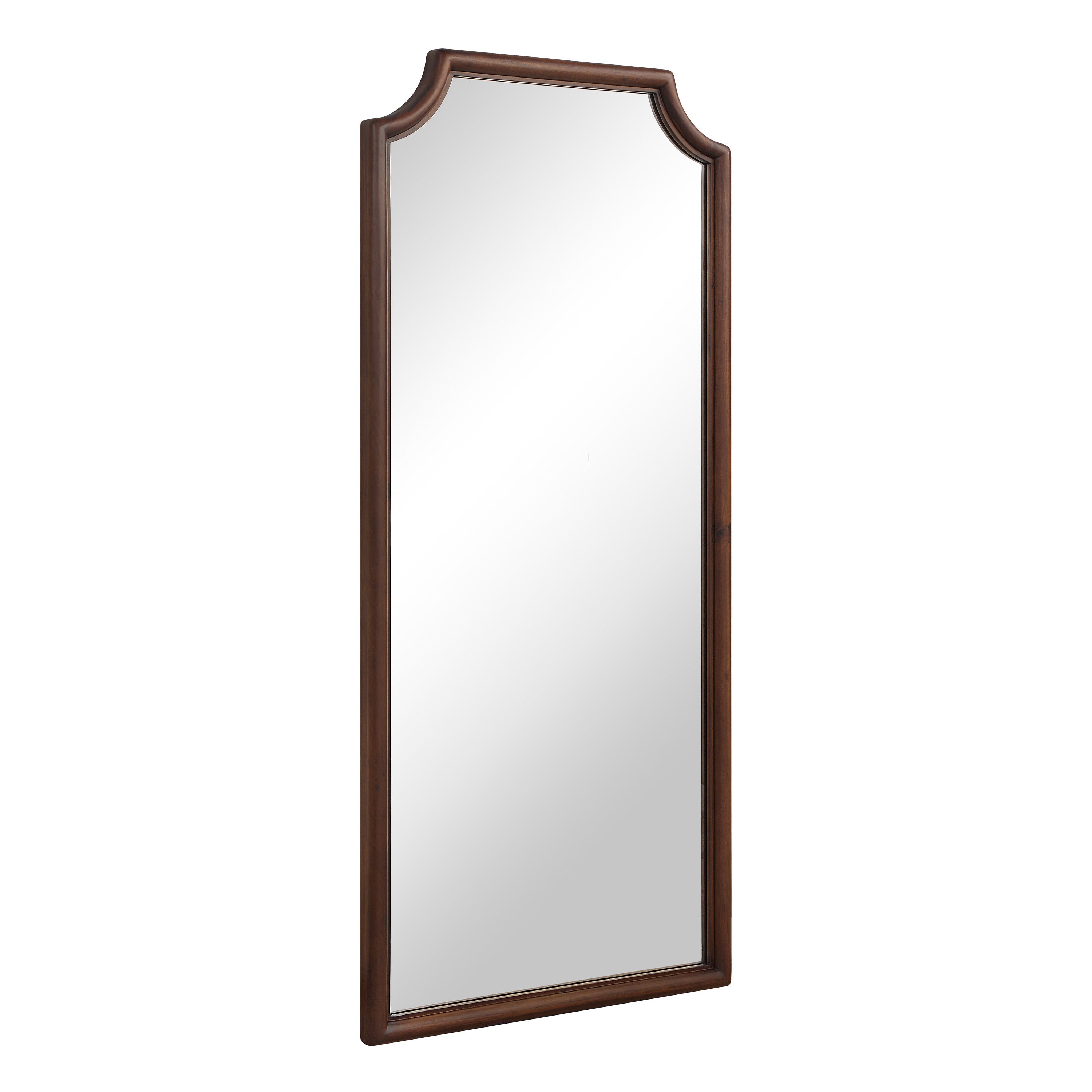 Otara 68" H x 30" W Wall Mirror, Brown-Mirror-DECOROLALA
