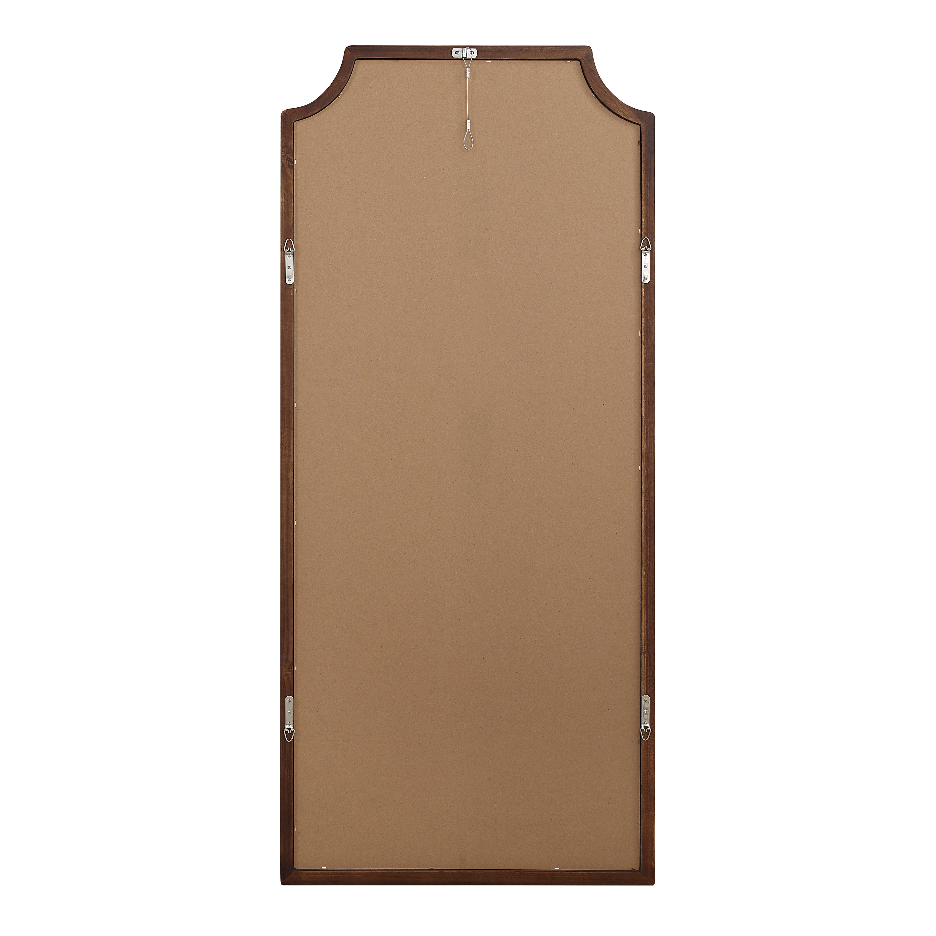 Otara 68" H x 30" W Wall Mirror, Brown-Mirror-DECOROLALA
