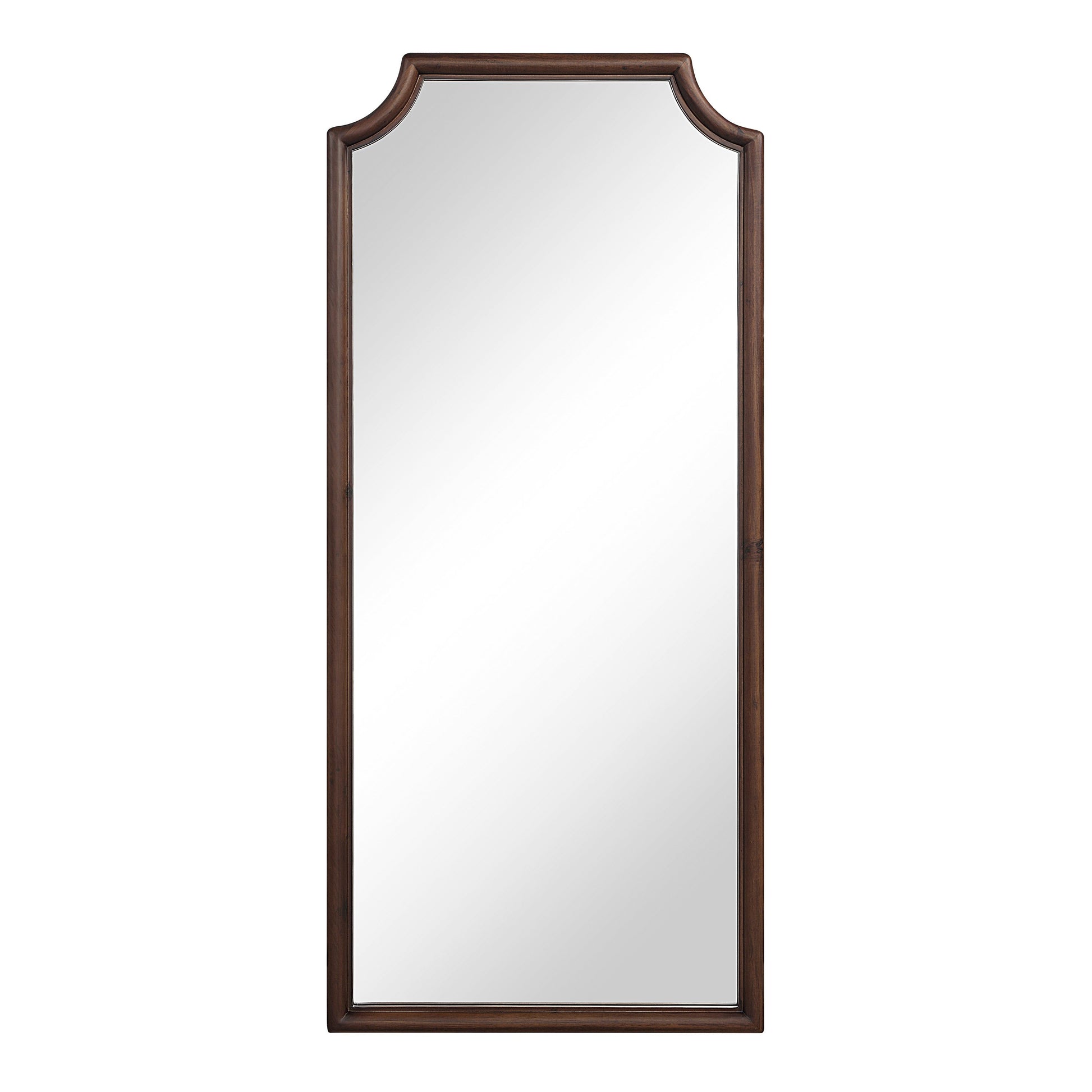 Otara 68" H x 30" W Wall Mirror, Brown-Mirror-DECOROLALA