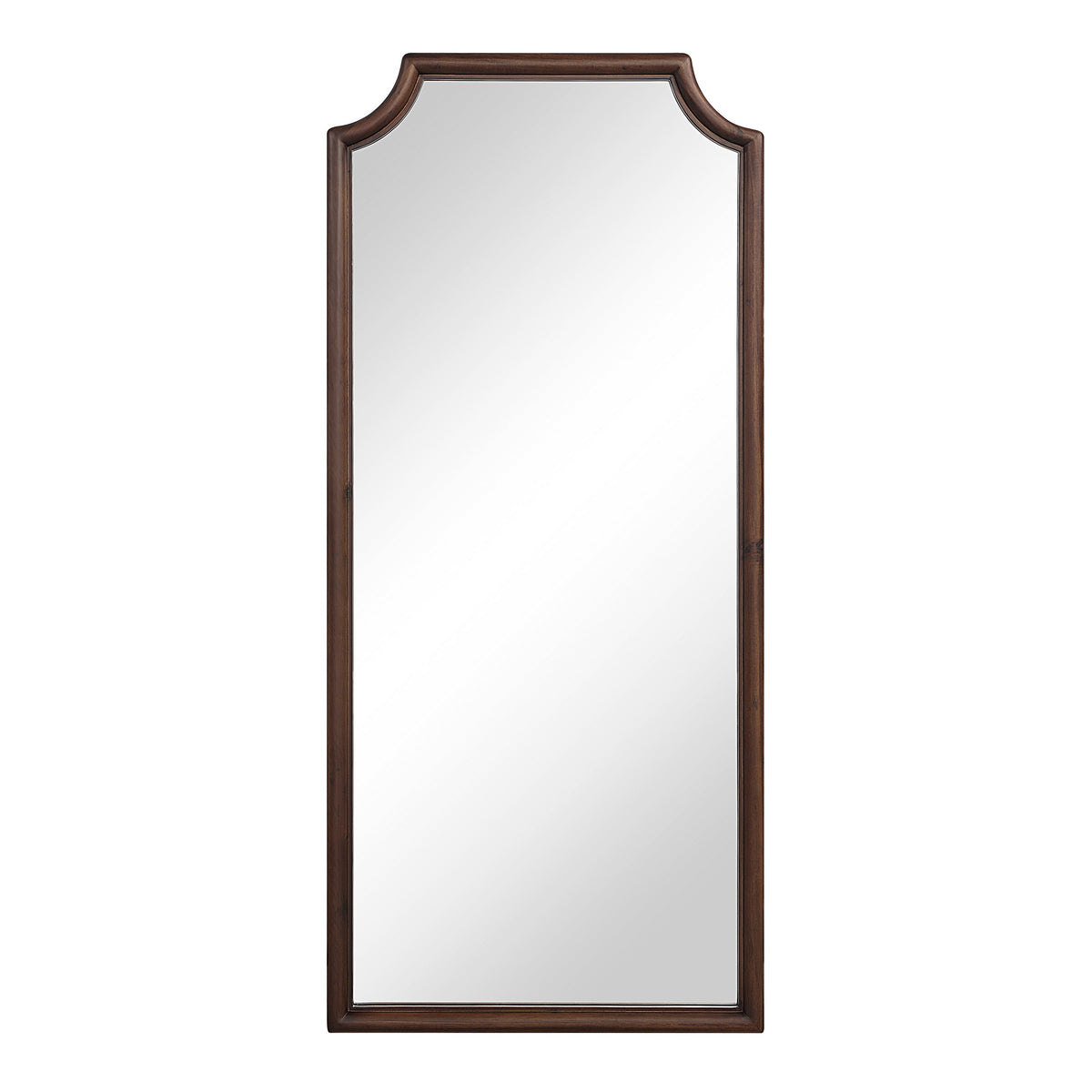 Otara 68" H x 30" W Wall Mirror, Brown-Mirrors-DECOROLALA