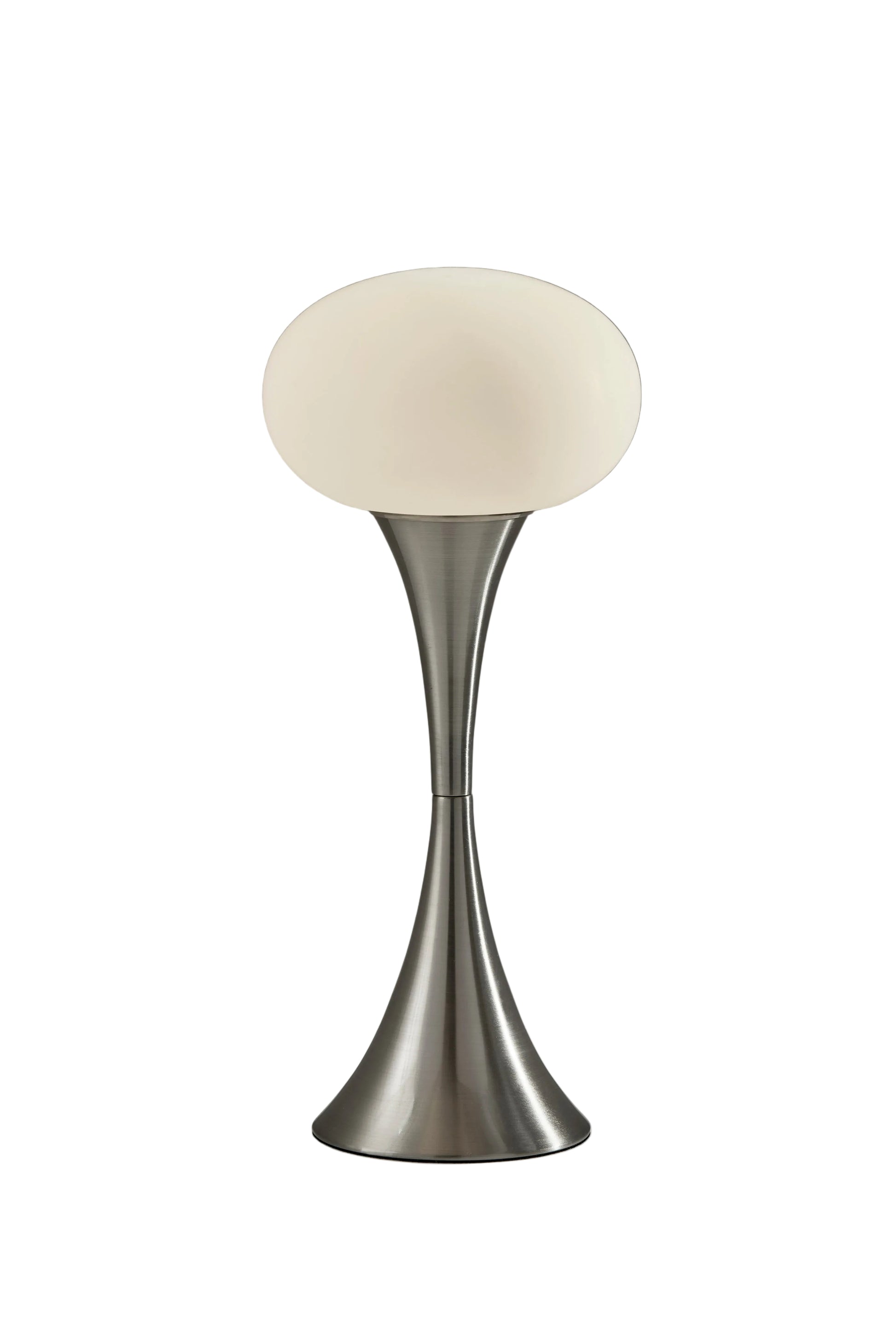 Otis Table Lamp 19" Brushed Steel Touch Switch-Lighting-DECOROLALA