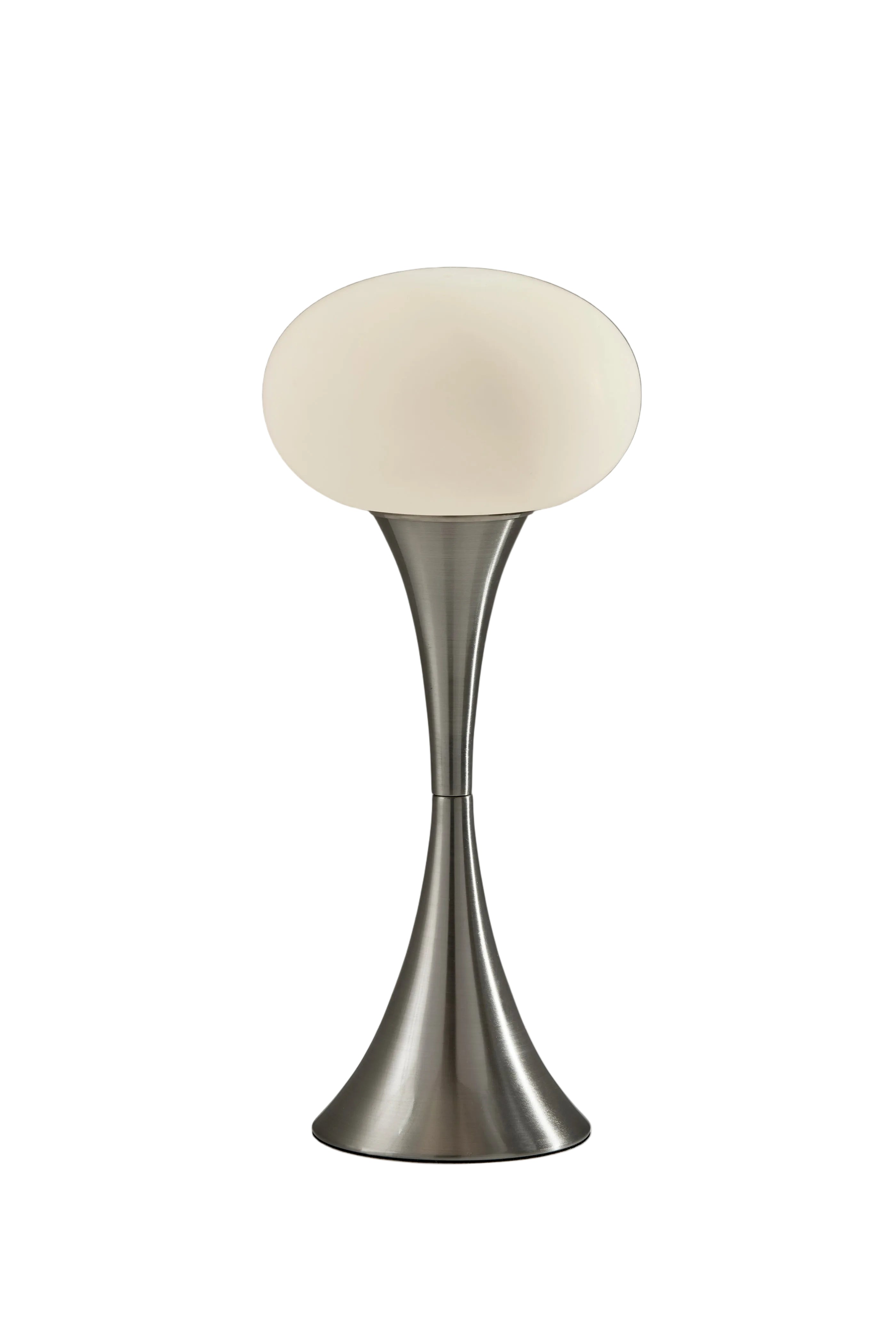 Otis Table Lamp 19" Brushed Steel Touch Switch-Lighting-DECOROLALA