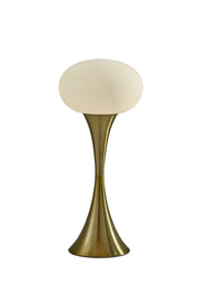 Otis Table Lamp - Antique Brass 19"-Lighting-DECOROLALA