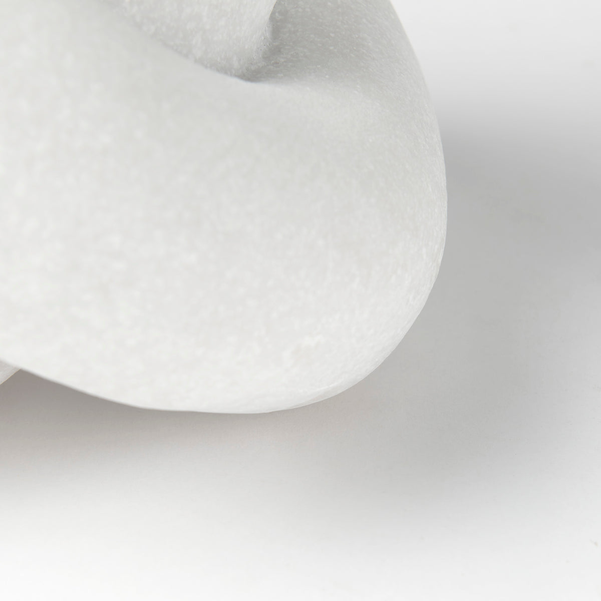 Otto Granite Resin Large Knot Sculpture - Cream-Objects-DECOROLALA