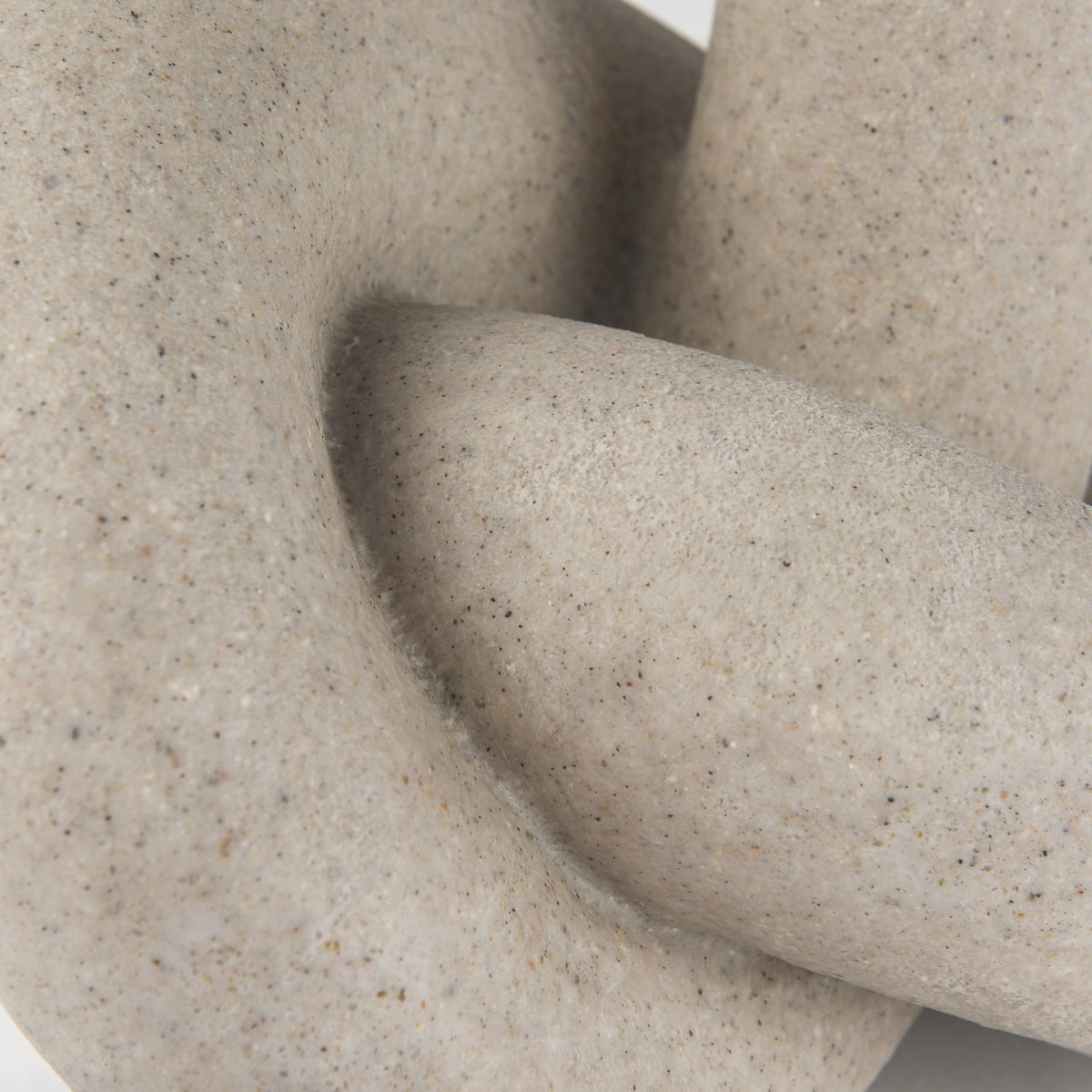 Otto Sandstone Resin Large Knot Sculpture Decorative Object-Objects-DECOROLALA