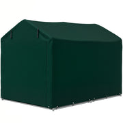 Outdoor Bike Storage Shed - Dark Green 87" x 62" x 65"-Patio & Garden > Lawn & Garden > Sheds > Portable Shed-DECOROLALA