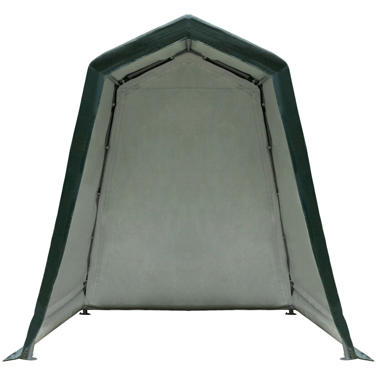 Outdoor Carport Shed with Sidewalls and Waterproof Ripstop Cover-6 x 8 ft-Carports-DECOROLALA