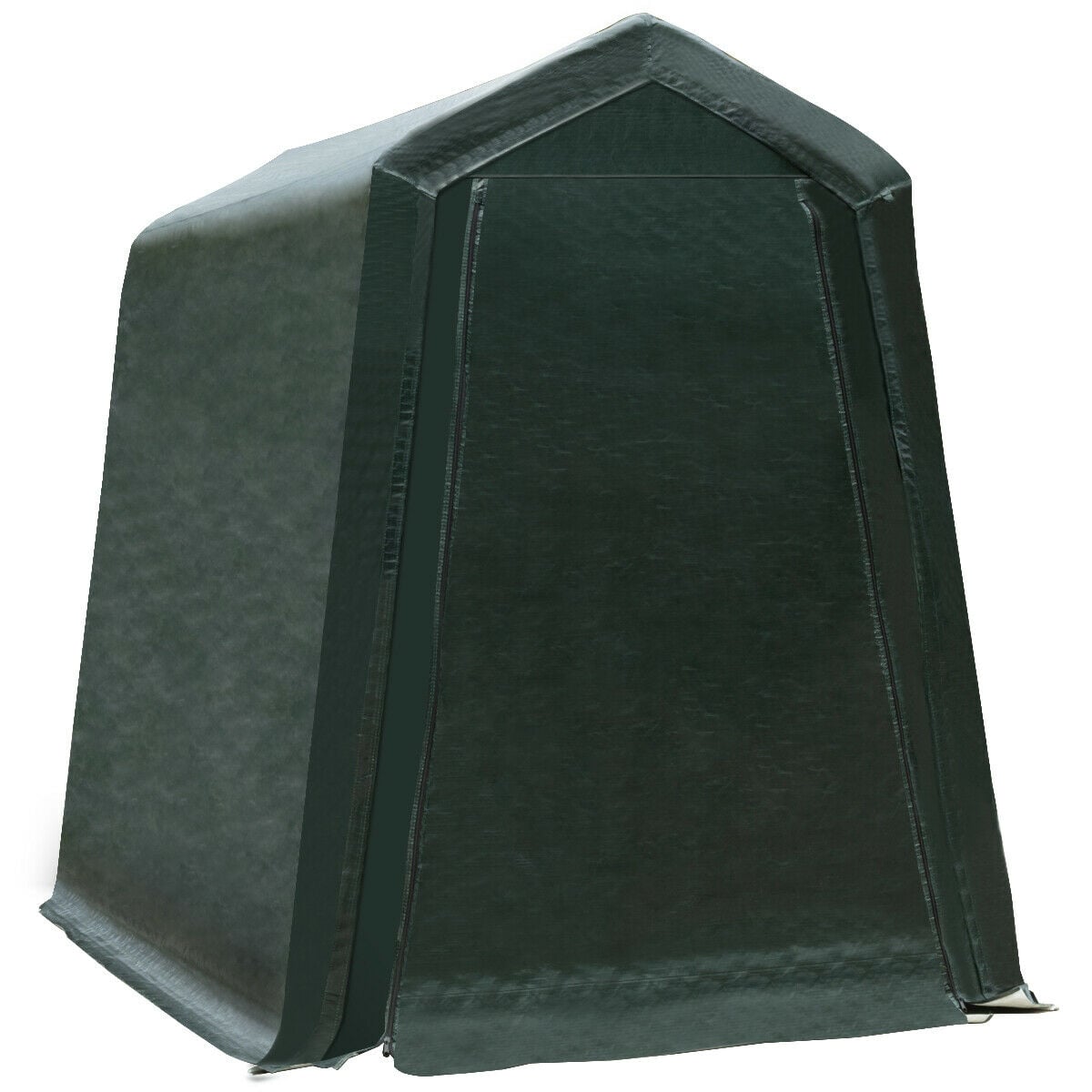 Outdoor Carport Shed with Sidewalls and Waterproof Ripstop Cover-6 x 8 ft-Carports-DECOROLALA