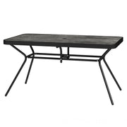 Outdoor Dining Table for 6 - 55" Grey DPC-DECOROLALA