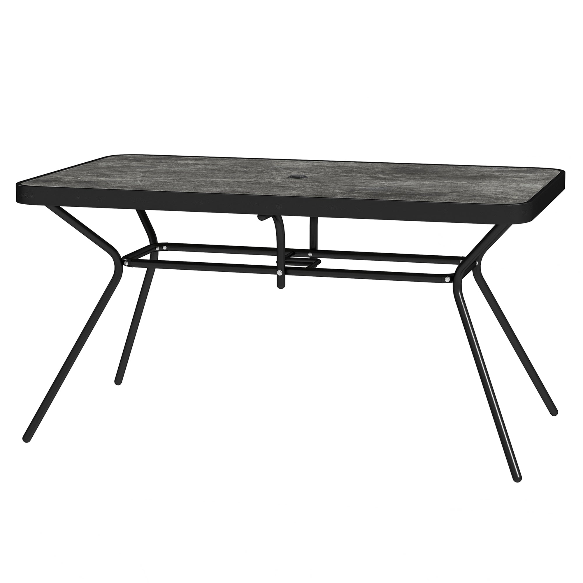 Outdoor Dining Table for 6 - 55" Grey DPC-DECOROLALA