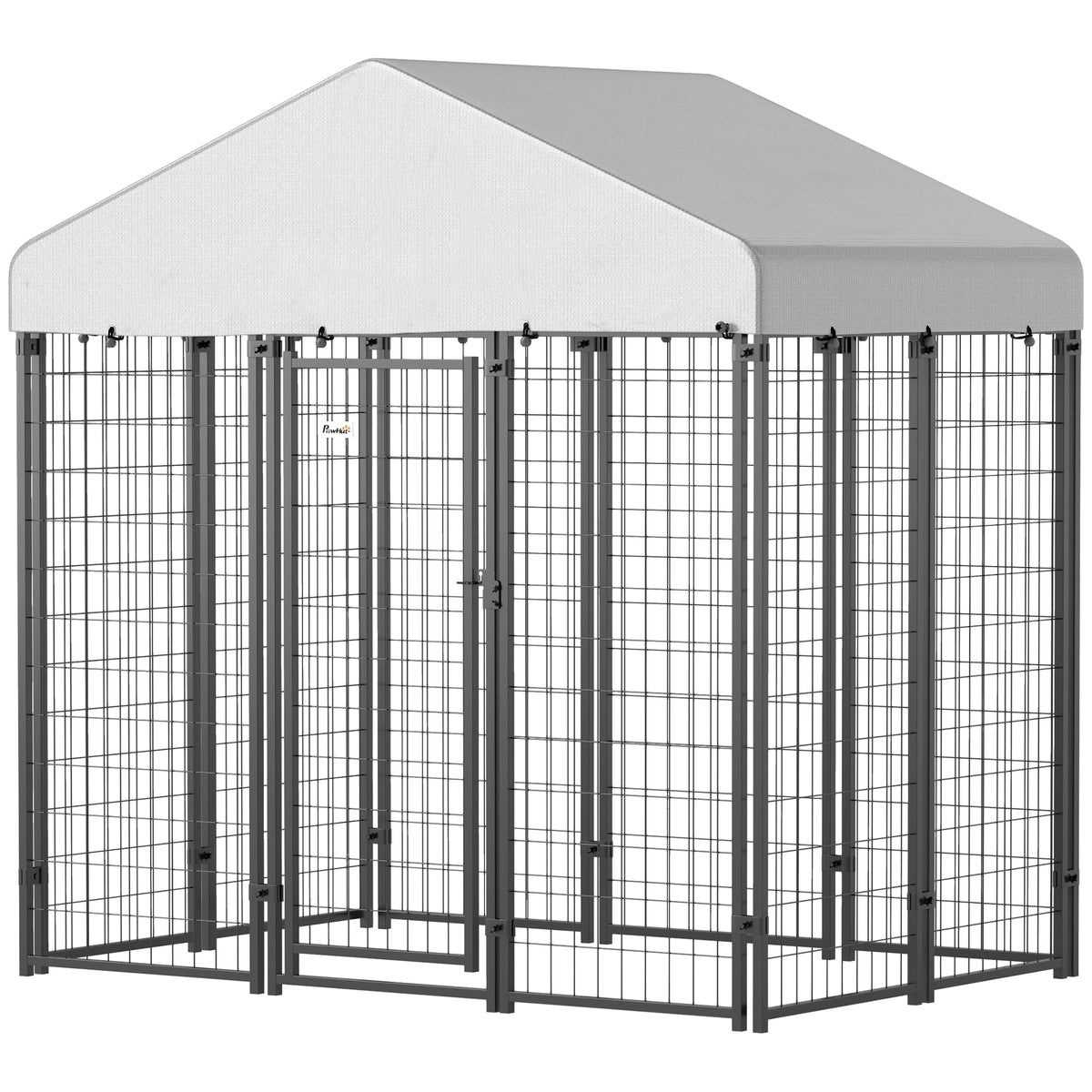 Outdoor Dog Kennel with UV-Resistant Cover - 6 x 4 x 6 ft-Dogs-DECOROLALA