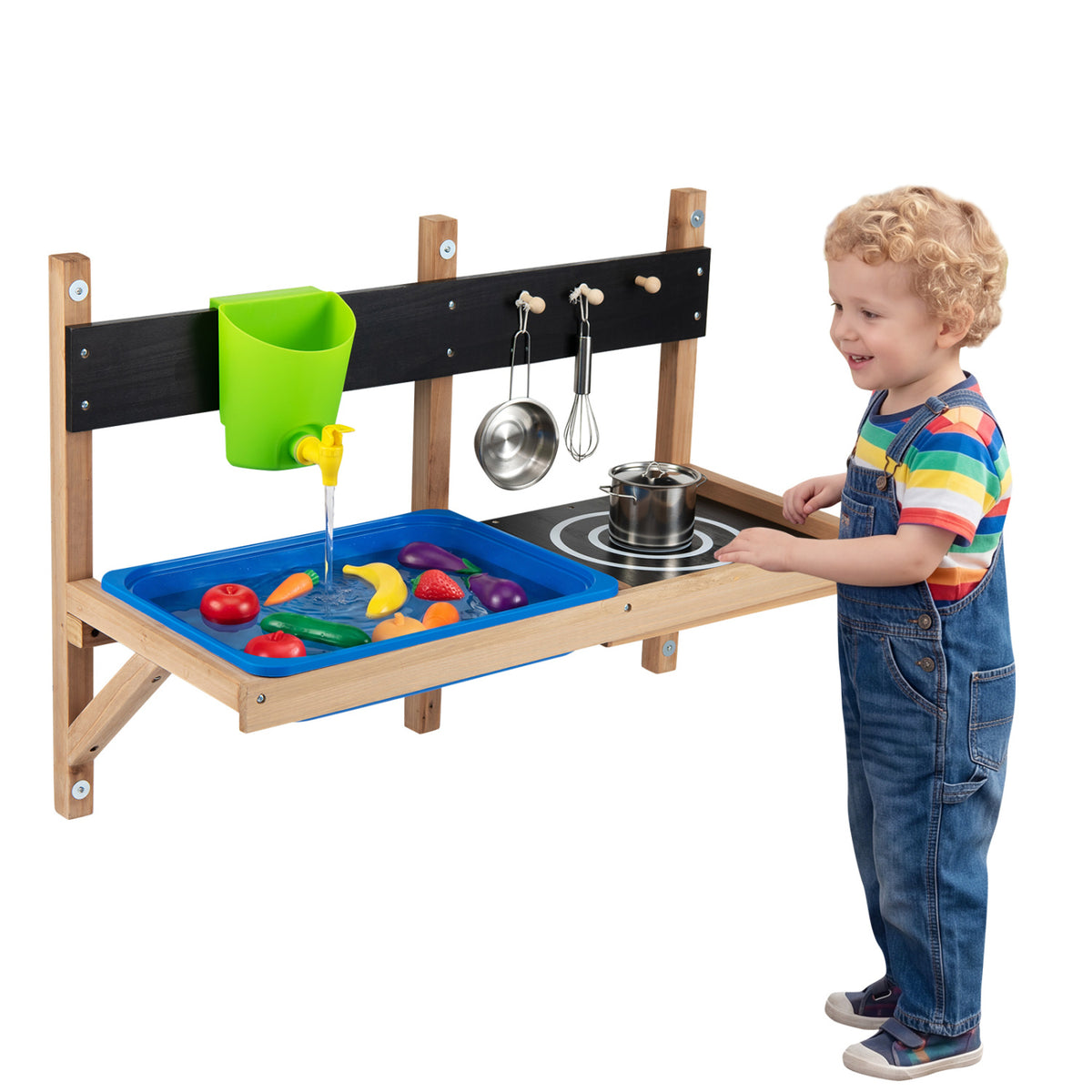 Cuisine de boue murale extérieure pour enfants à partir de 3 ans