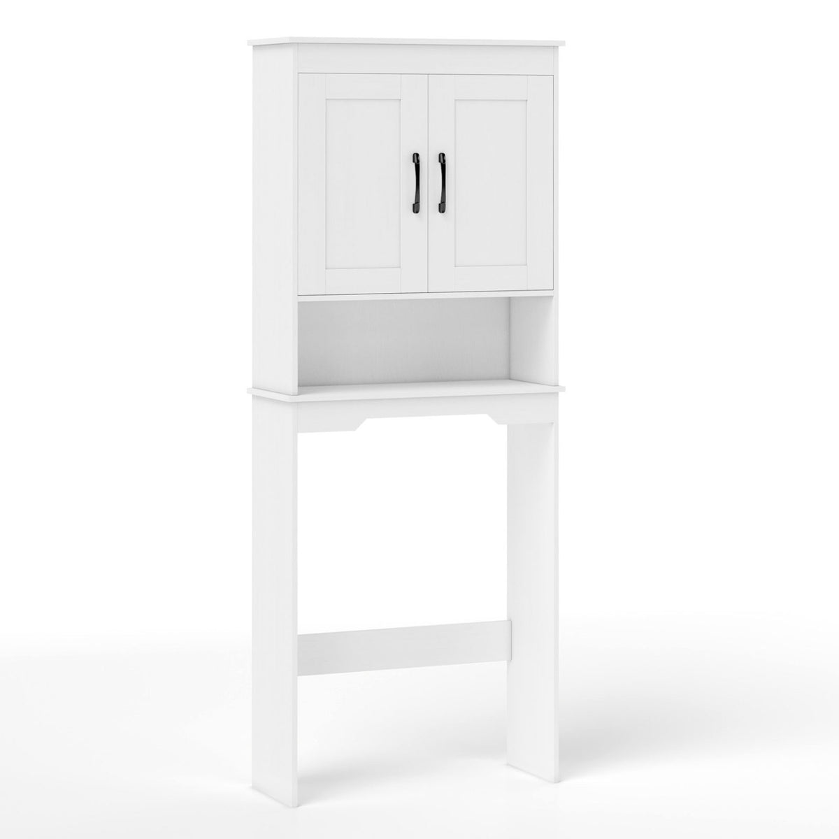 Over Toilet Space Saver Bathroom Organizer with Storage Cabinet-Over the Toilet Storage-DECOROLALA