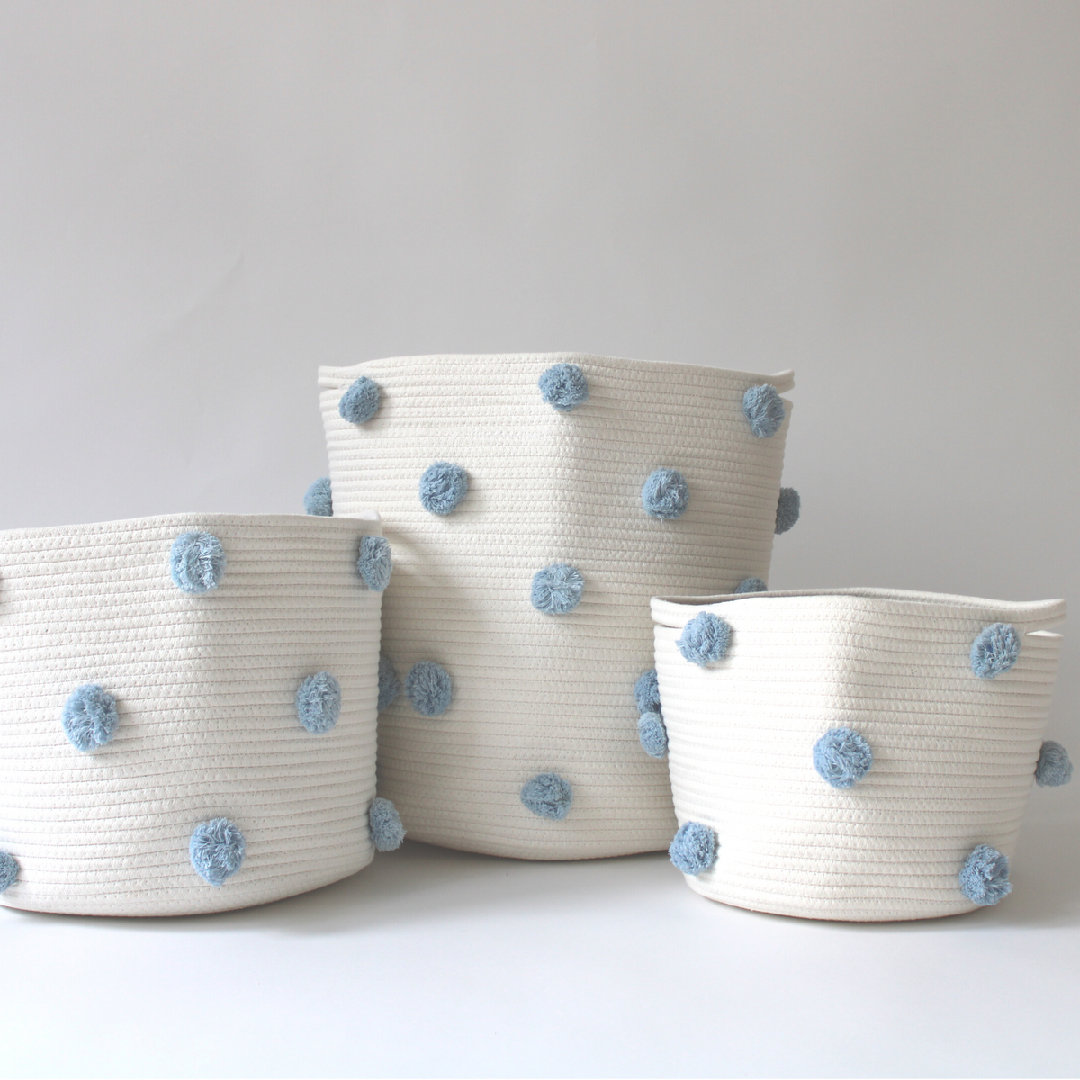 POM BASKET | Create your own Basket Bundle-Bathroom Accessories-DECOROLALA