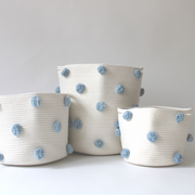 POM BASKET | Create your own Basket Bundle-Bathroom Accessories-DECOROLALA