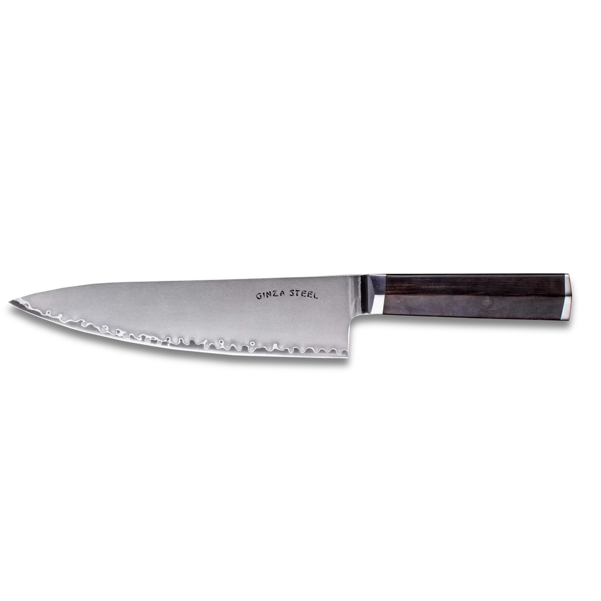 PORTIA 20 Chef Knife 8" Damascus VG10 Ebony-Chef Knife-DECOROLALA