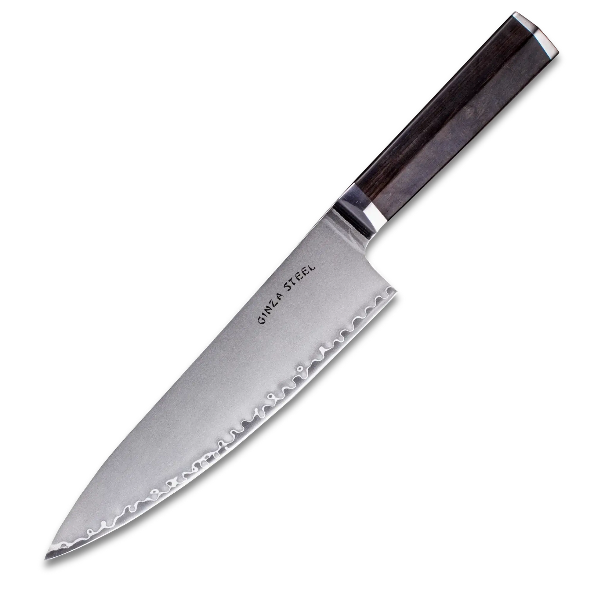 PORTIA 20 Chef Knife 8" Damascus VG10 Ebony-Chef Knife-DECOROLALA