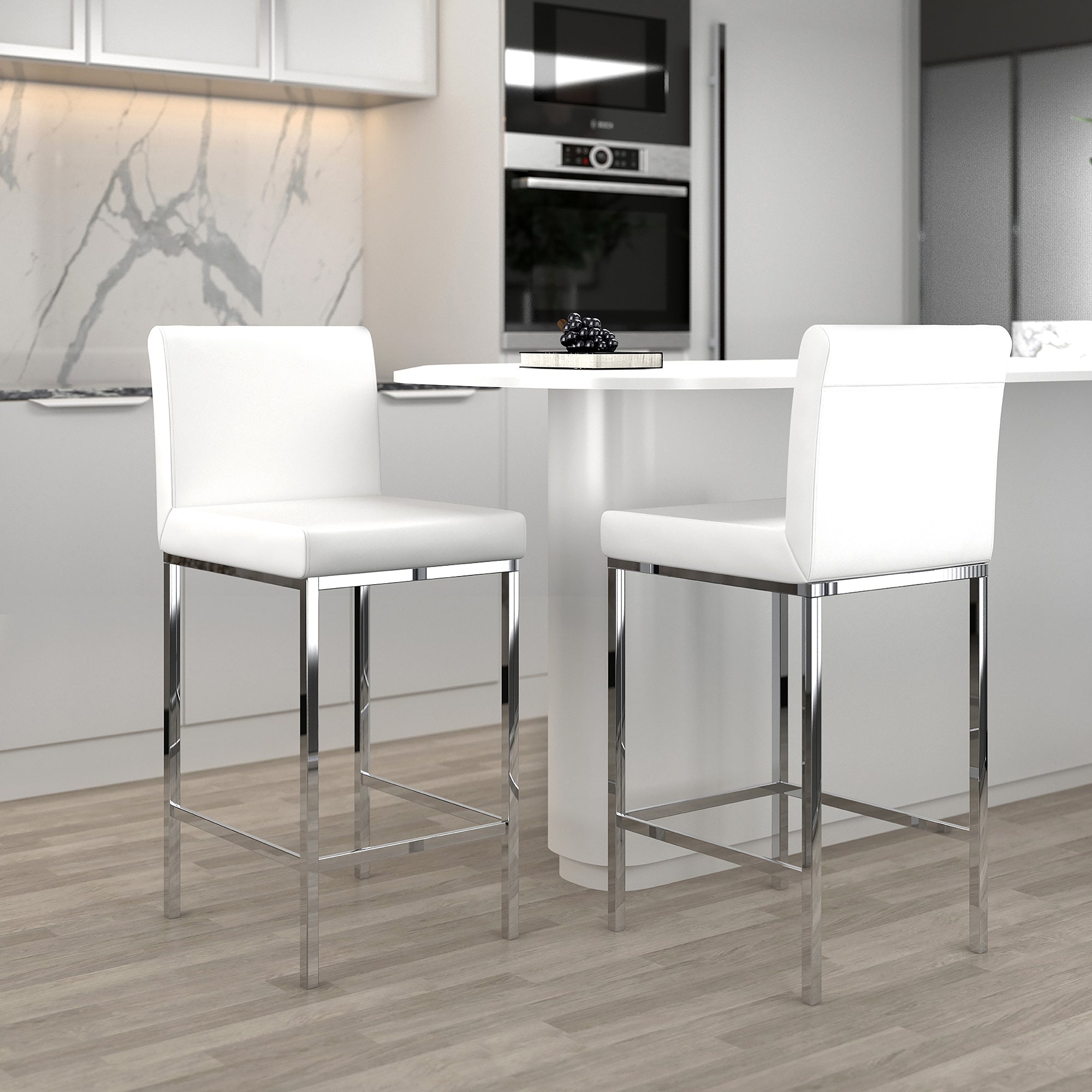 PORTO-26" COUNTER STOOL-WHITE-DECOROLALA