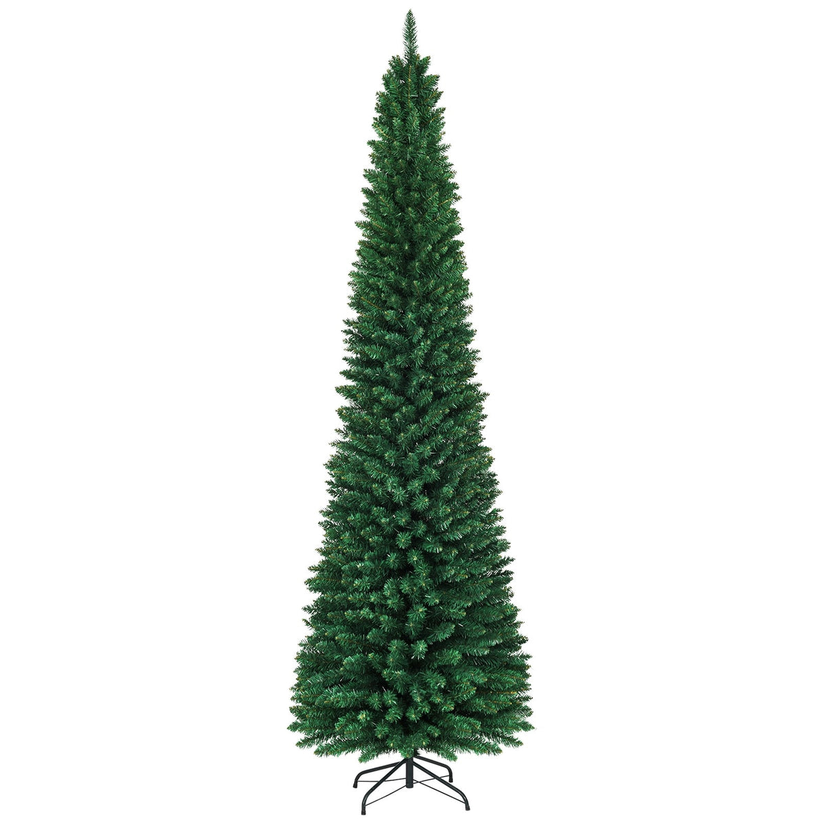PVC Artificial Slim Pencil Christmas Tree-9'-Christmas Trees-DECOROLALA