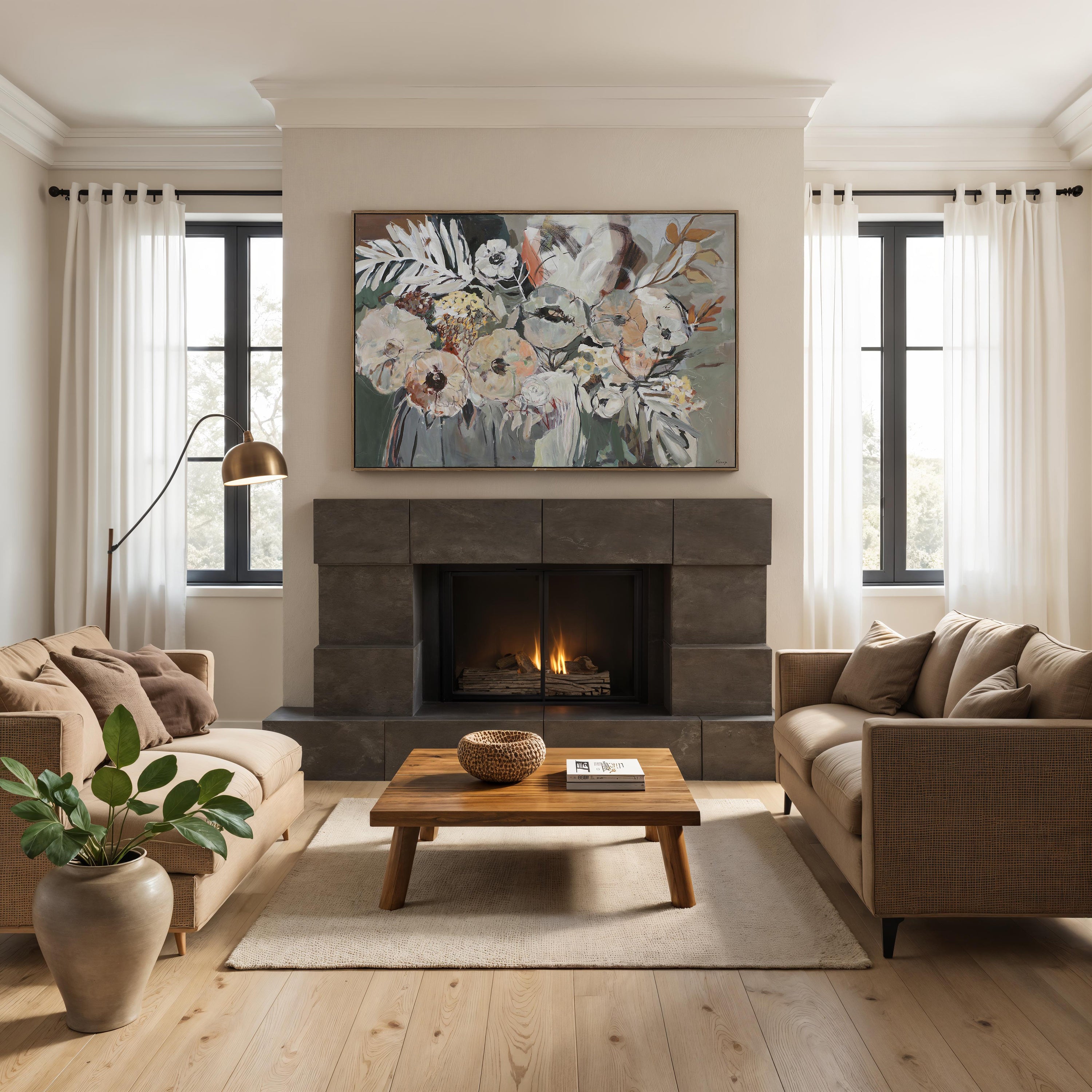 Paine 40" H x 60" W Canvas Art-Canvas Print-DECOROLALA