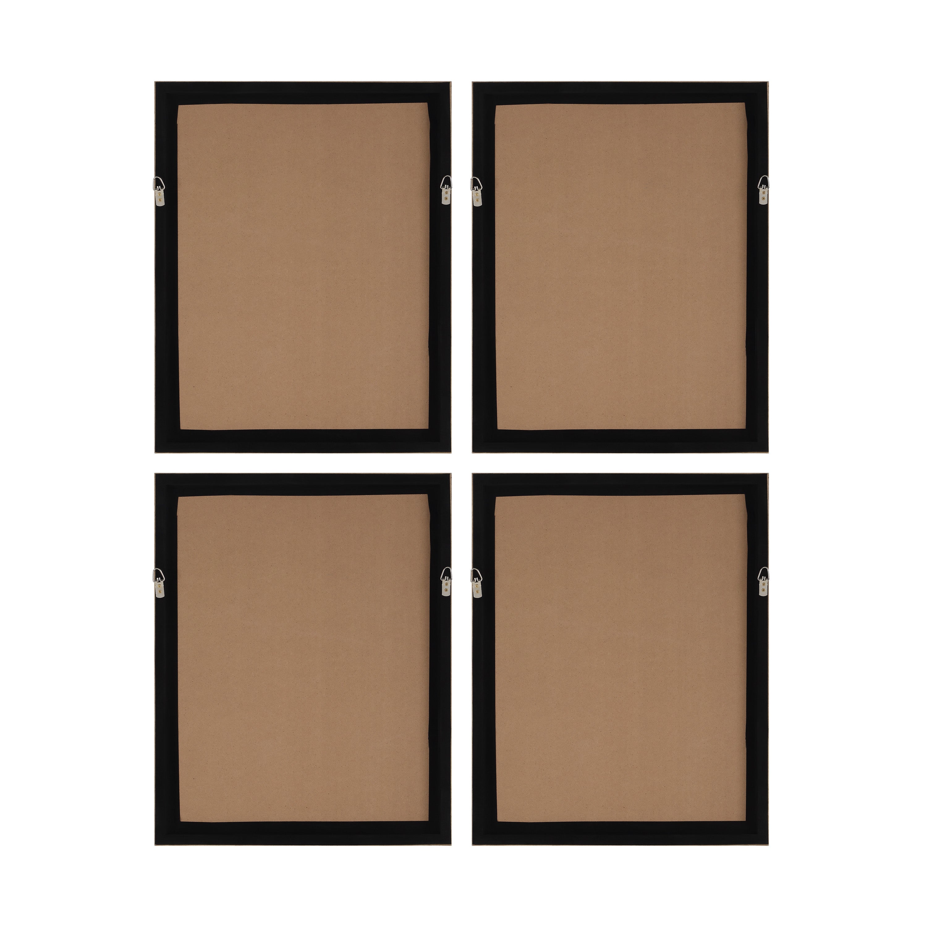 Palmela 16.0" Wide Wall Decor, Printed Artwork (4 Piece Set)-Canvas Print-DECOROLALA