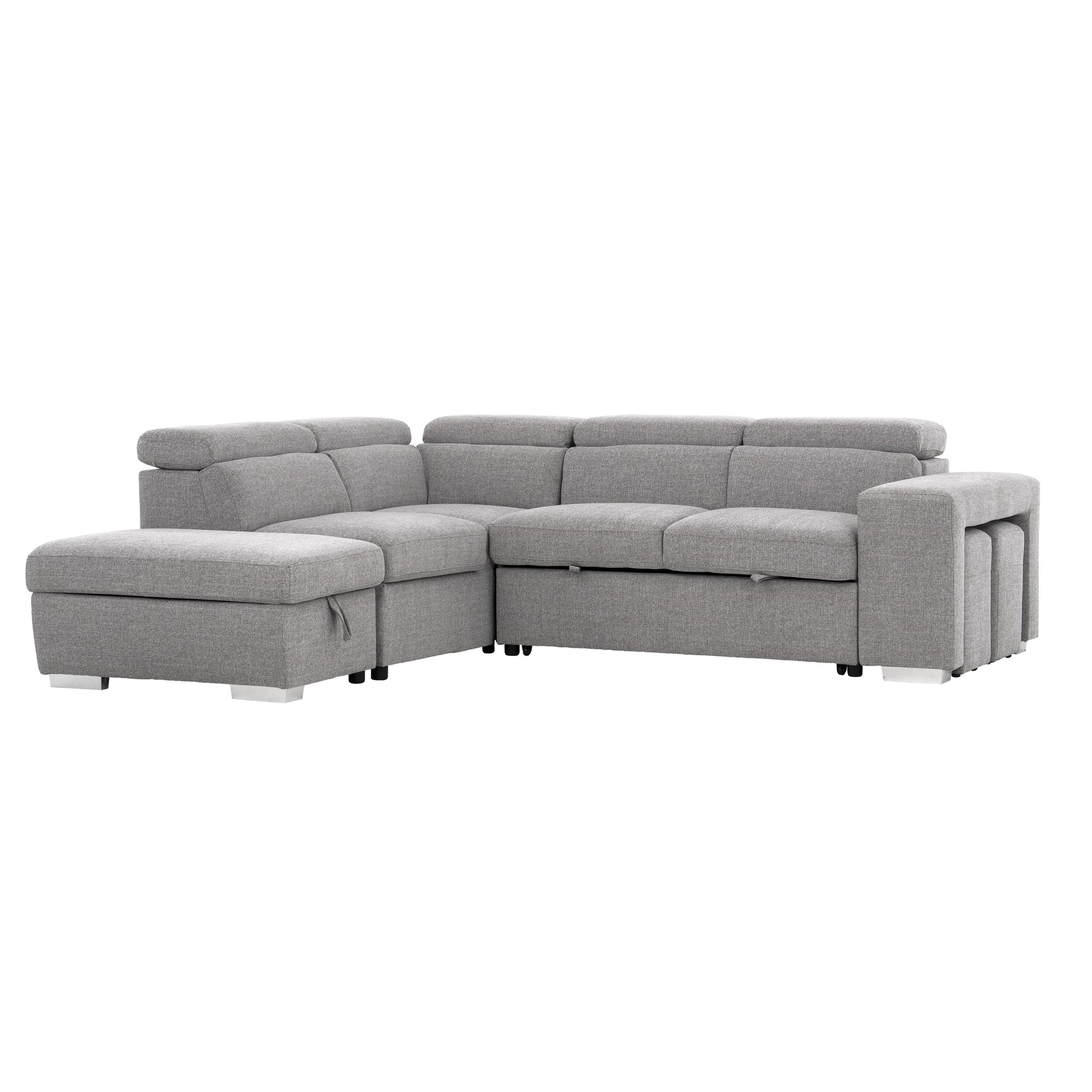 Pamina 105 in. Right Facing Sleeper Sectional-Furniture > Sofas-DECOROLALA
