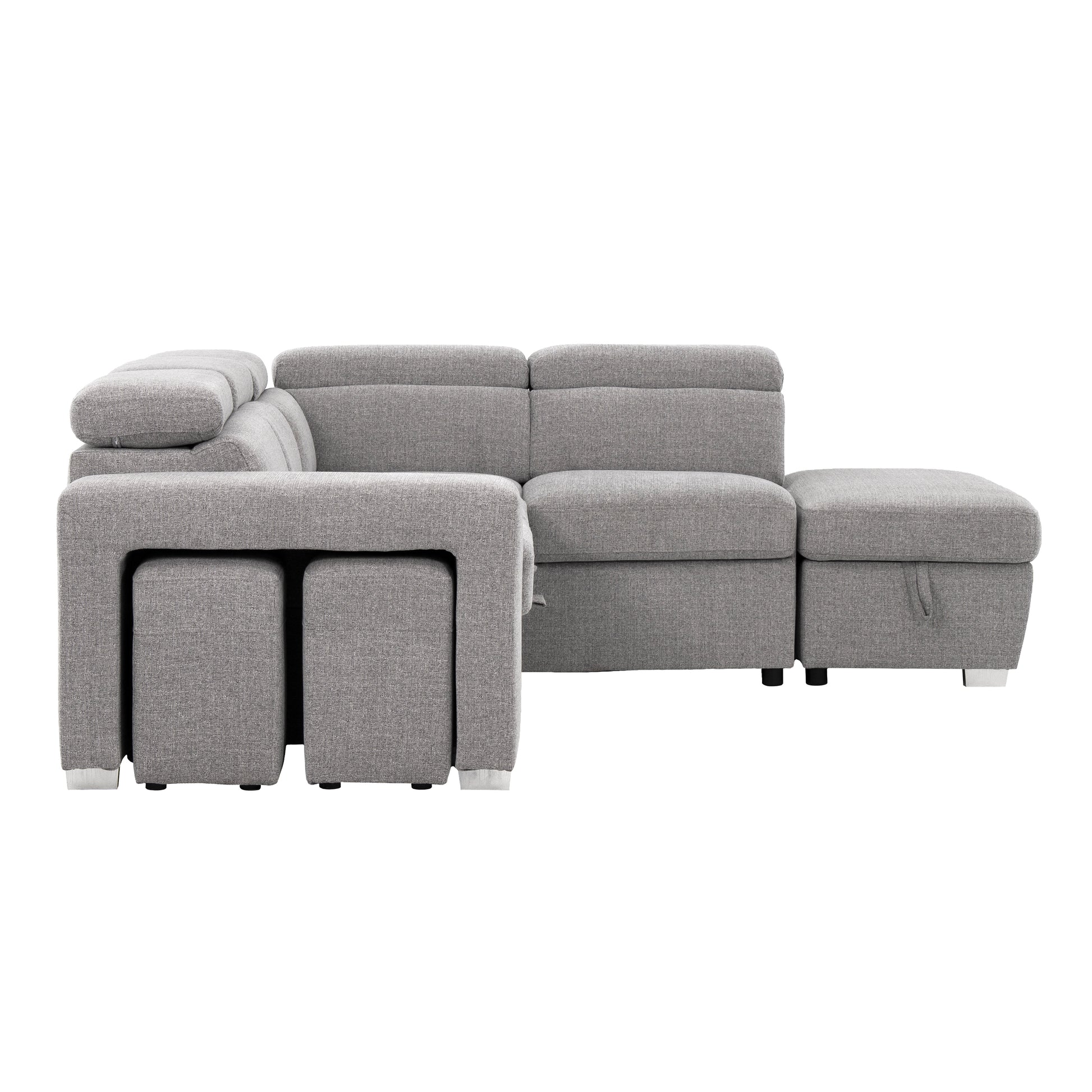 Pamina 105 in. Right Facing Sleeper Sectional-Furniture > Sofas-DECOROLALA