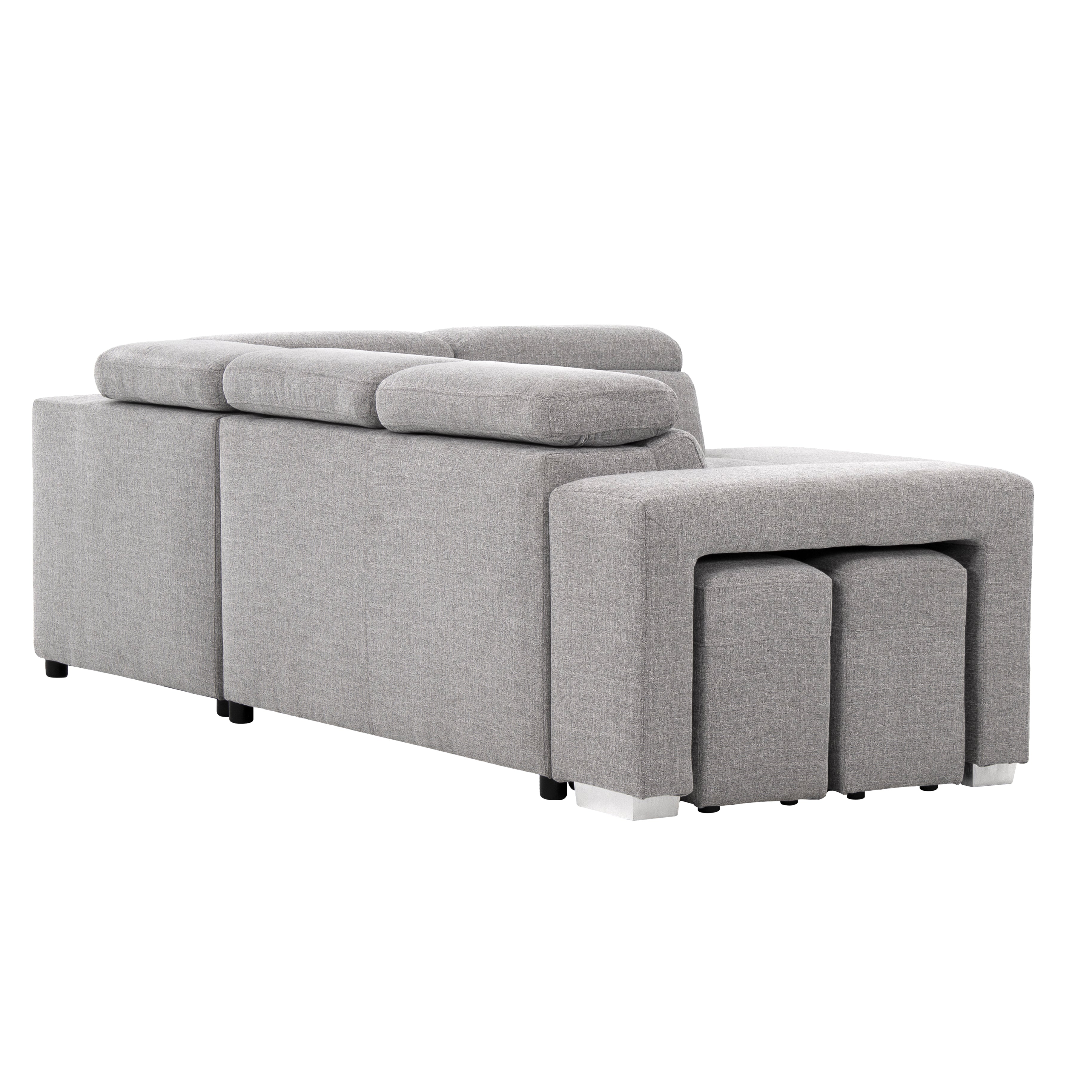 Pamina 105 in. Right Facing Sleeper Sectional-Furniture > Sofas-DECOROLALA