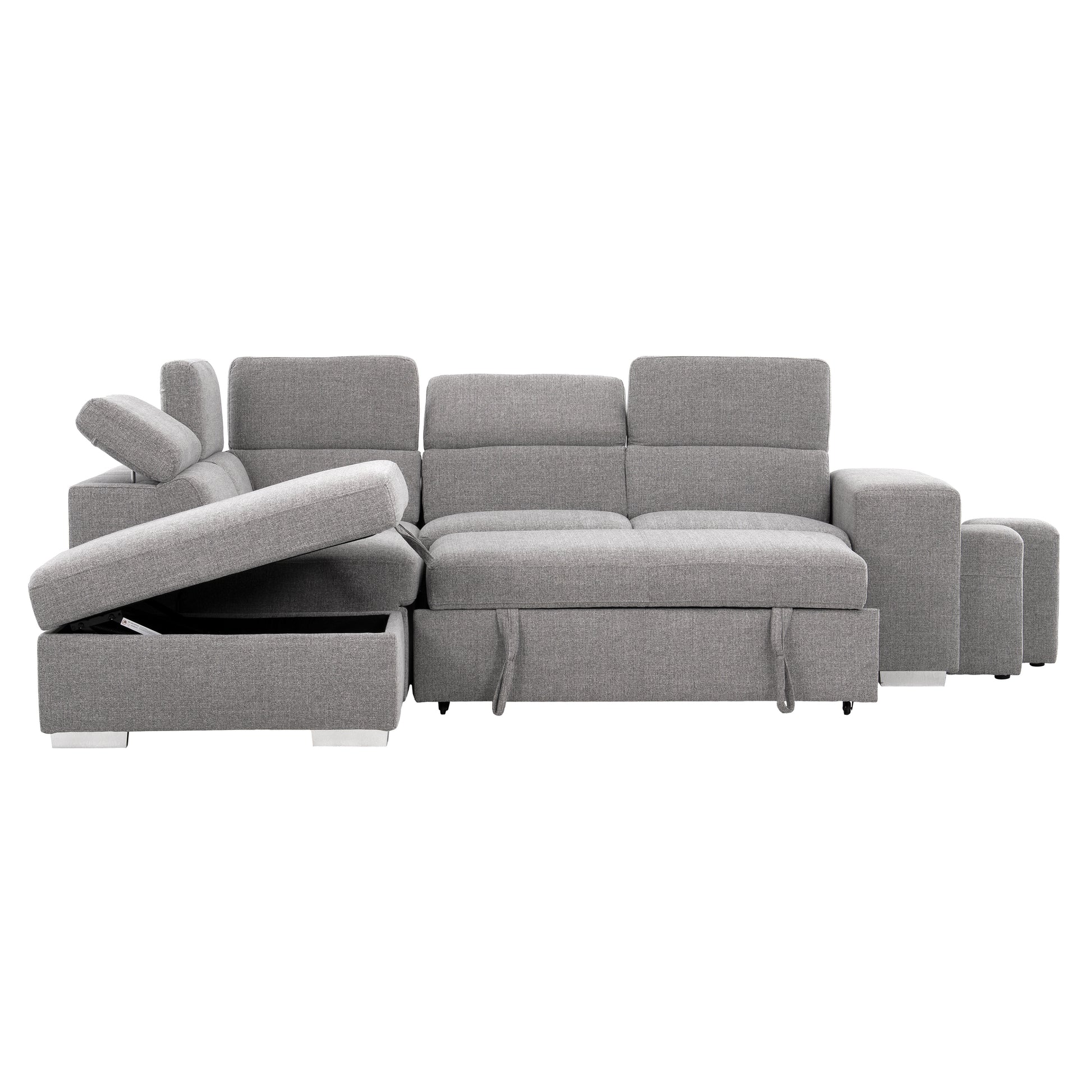 Pamina 105 in. Right Facing Sleeper Sectional-Furniture > Sofas-DECOROLALA