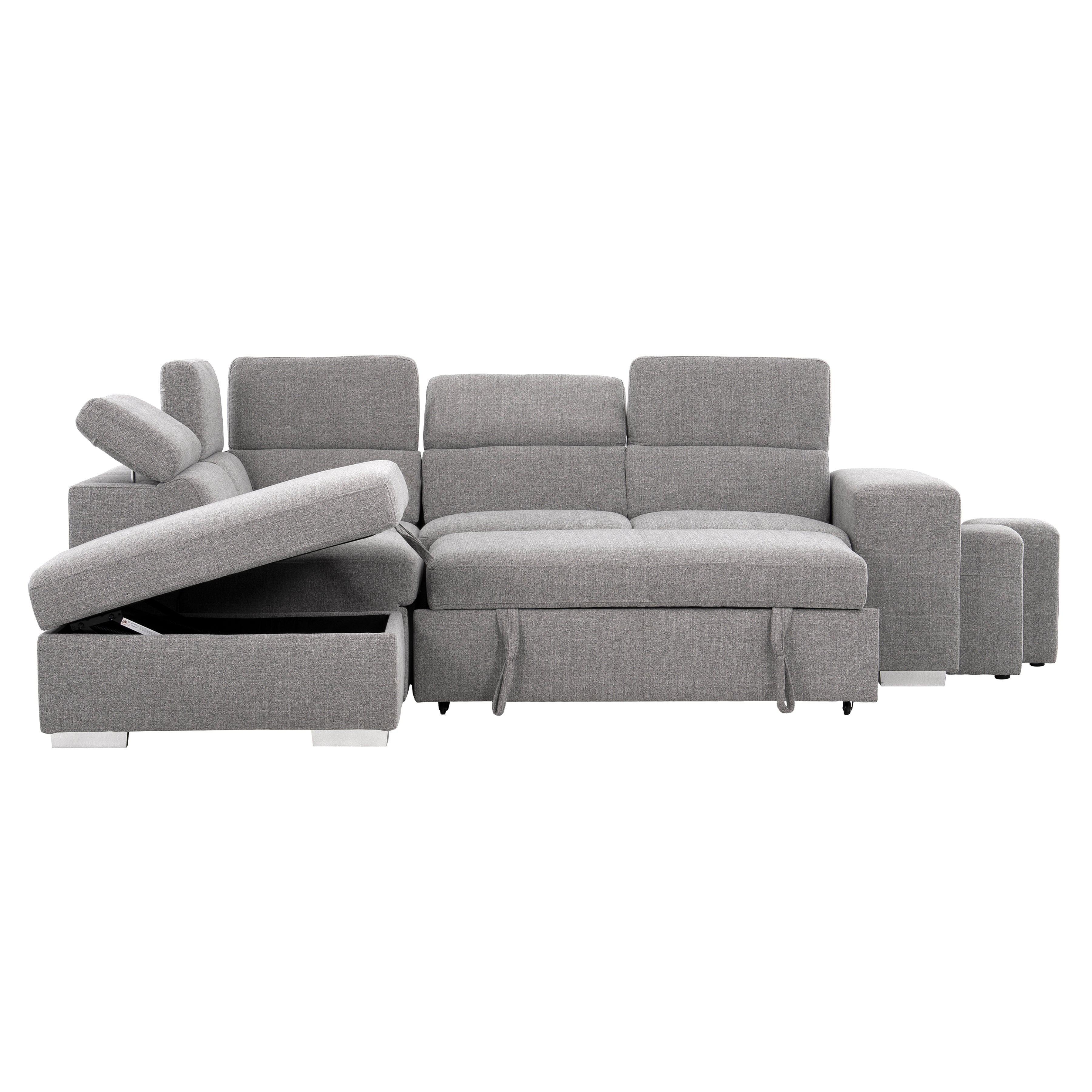 Pamina 105 in. Right Facing Sleeper Sectional-Furniture > Sofas-DECOROLALA