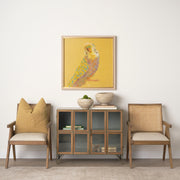 Pandora Accent Cabinet - Dark Brass Red Wood 2 Door-Accent Cabinets & Chests-DECOROLALA
