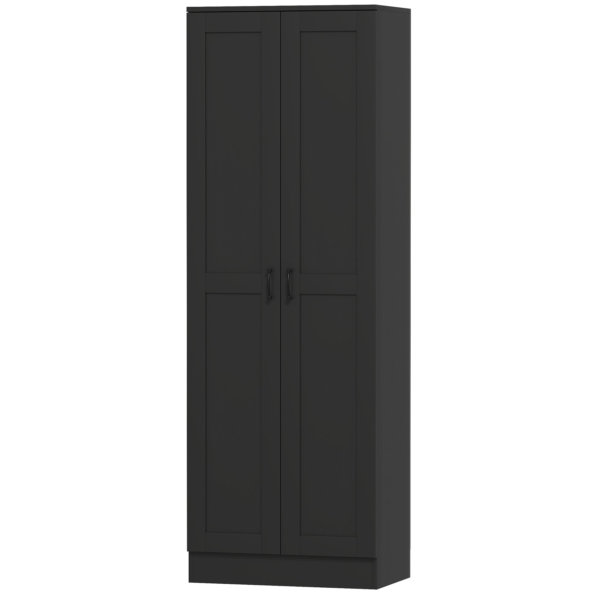 Pantry Cabinet 69" Tall - Black Soft Close-DECOROLALA
