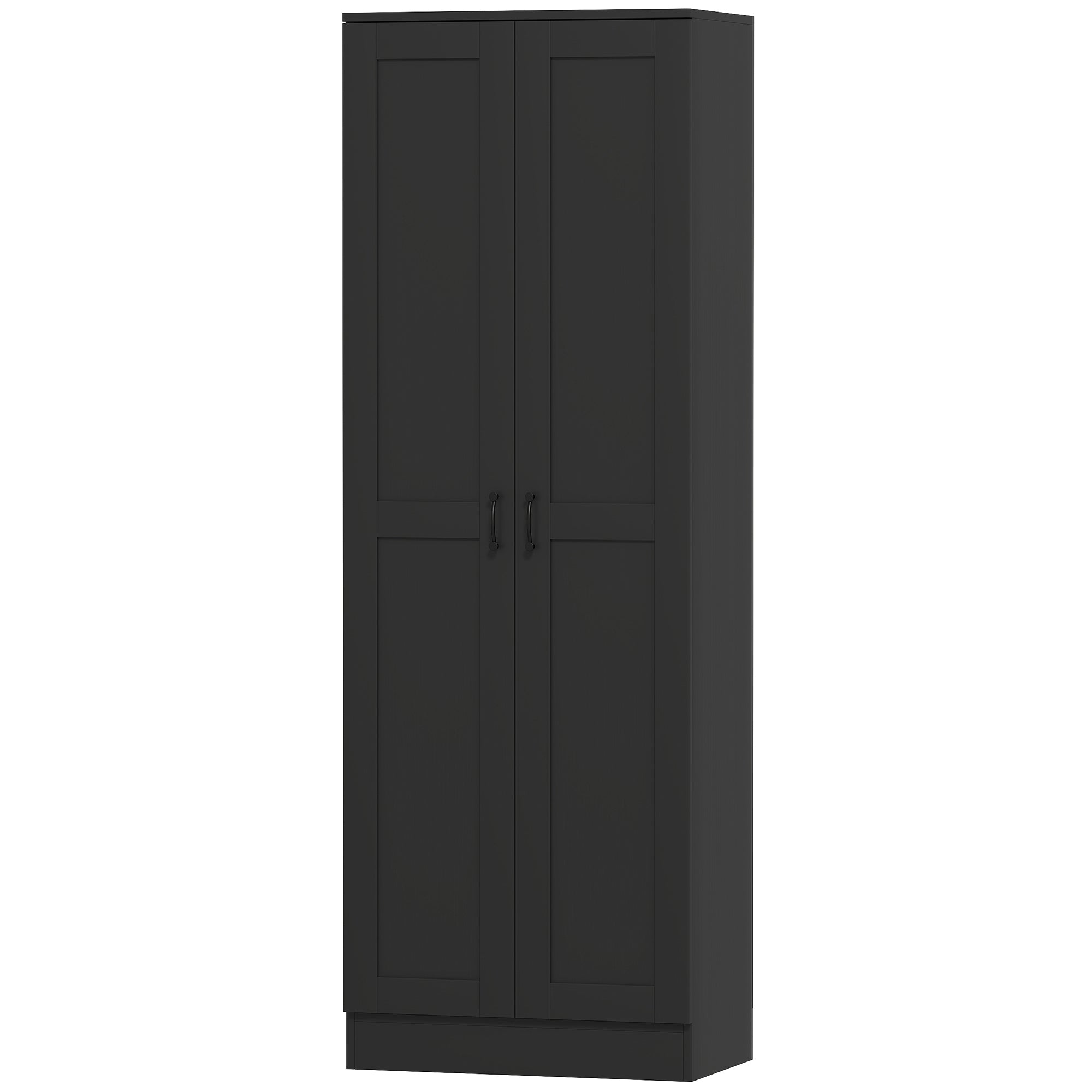 Pantry Cabinet 69" Tall - Black Soft Close-DECOROLALA