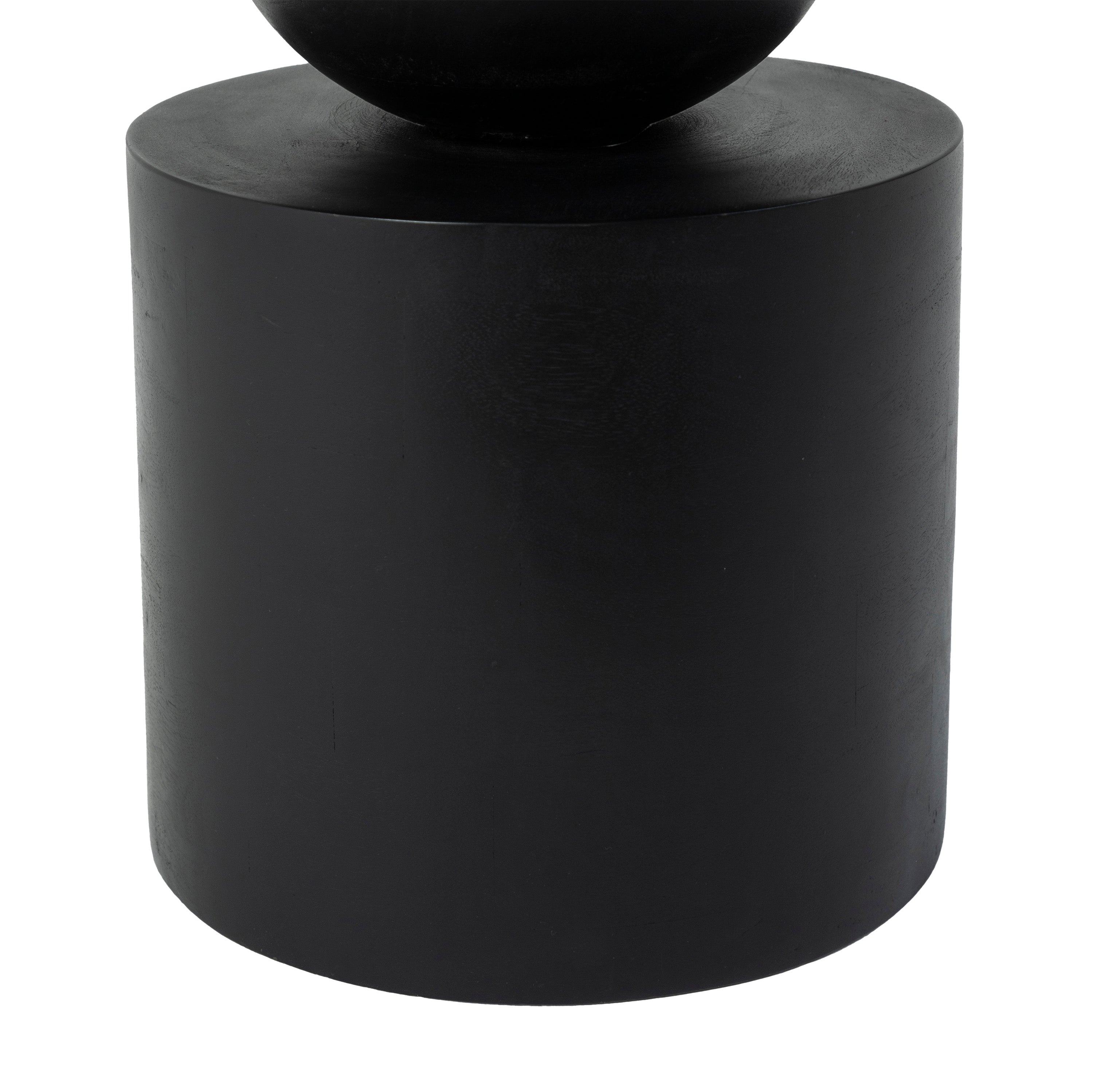 Paola 20.0" Height Side TableBlack-End Table-DECOROLALA