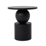 Paola 20.0" Height Side TableBlack-End Table-DECOROLALA